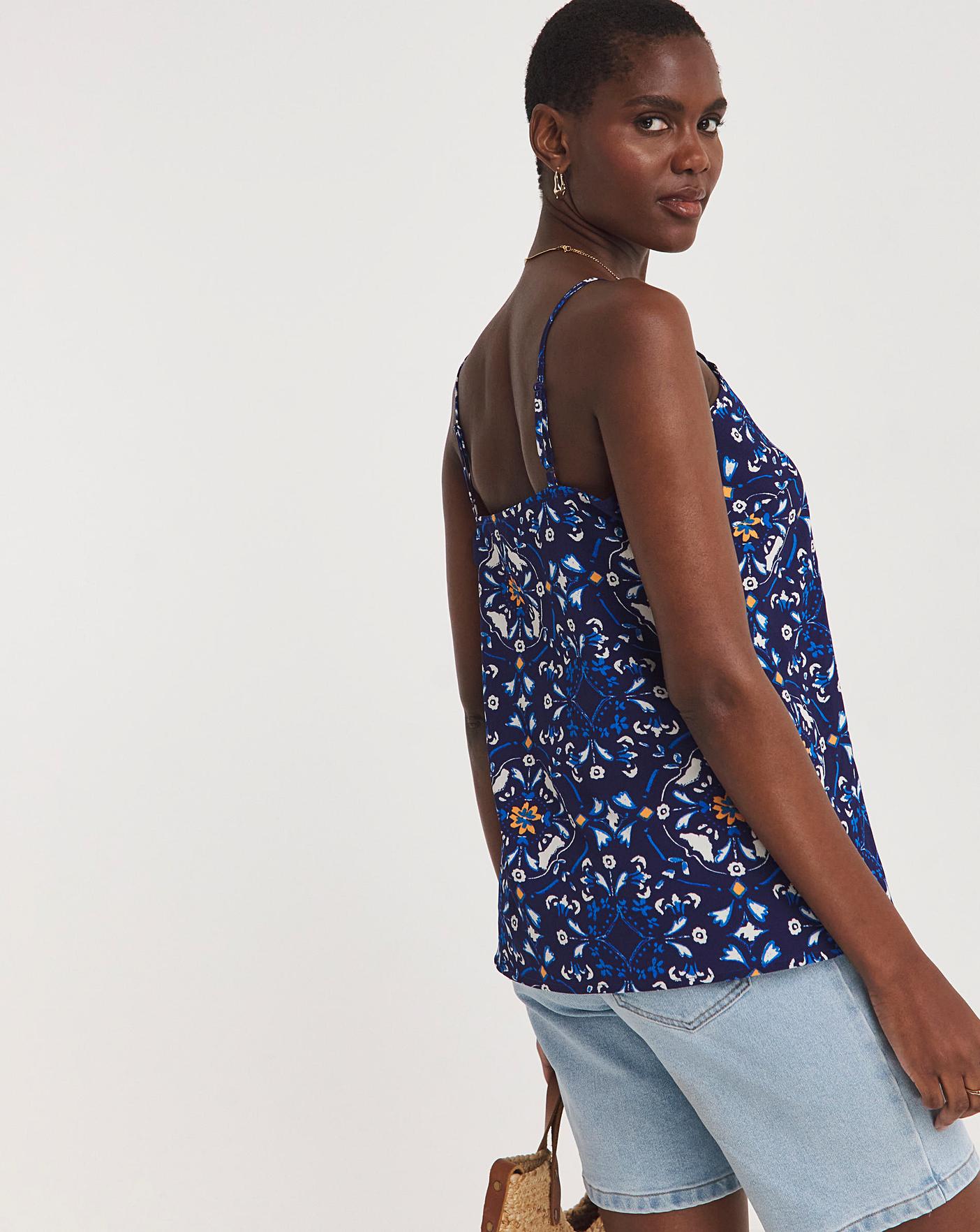 Printed Cami Jumper main image 1