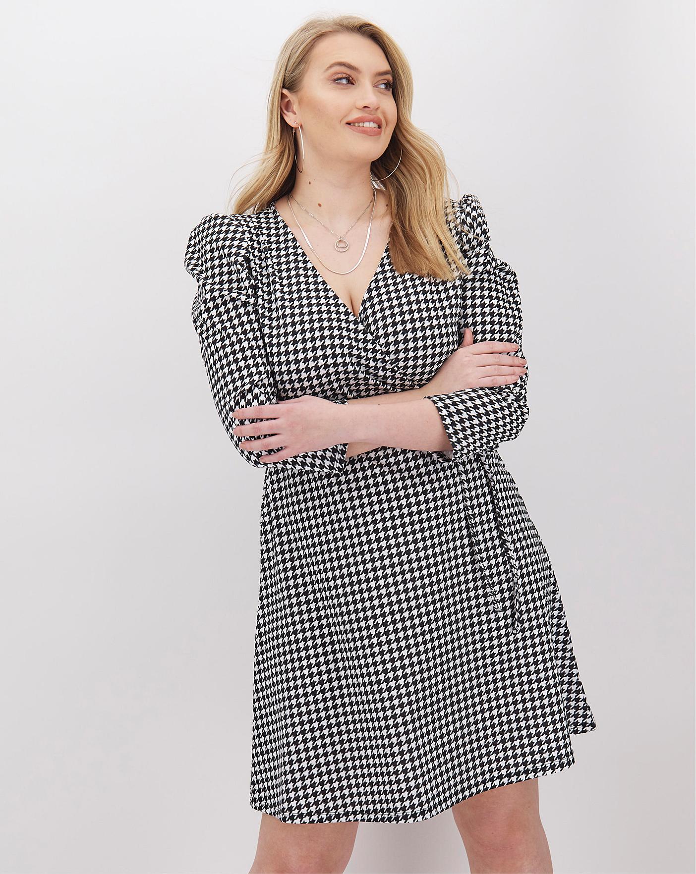 double tie wrap dress in blush