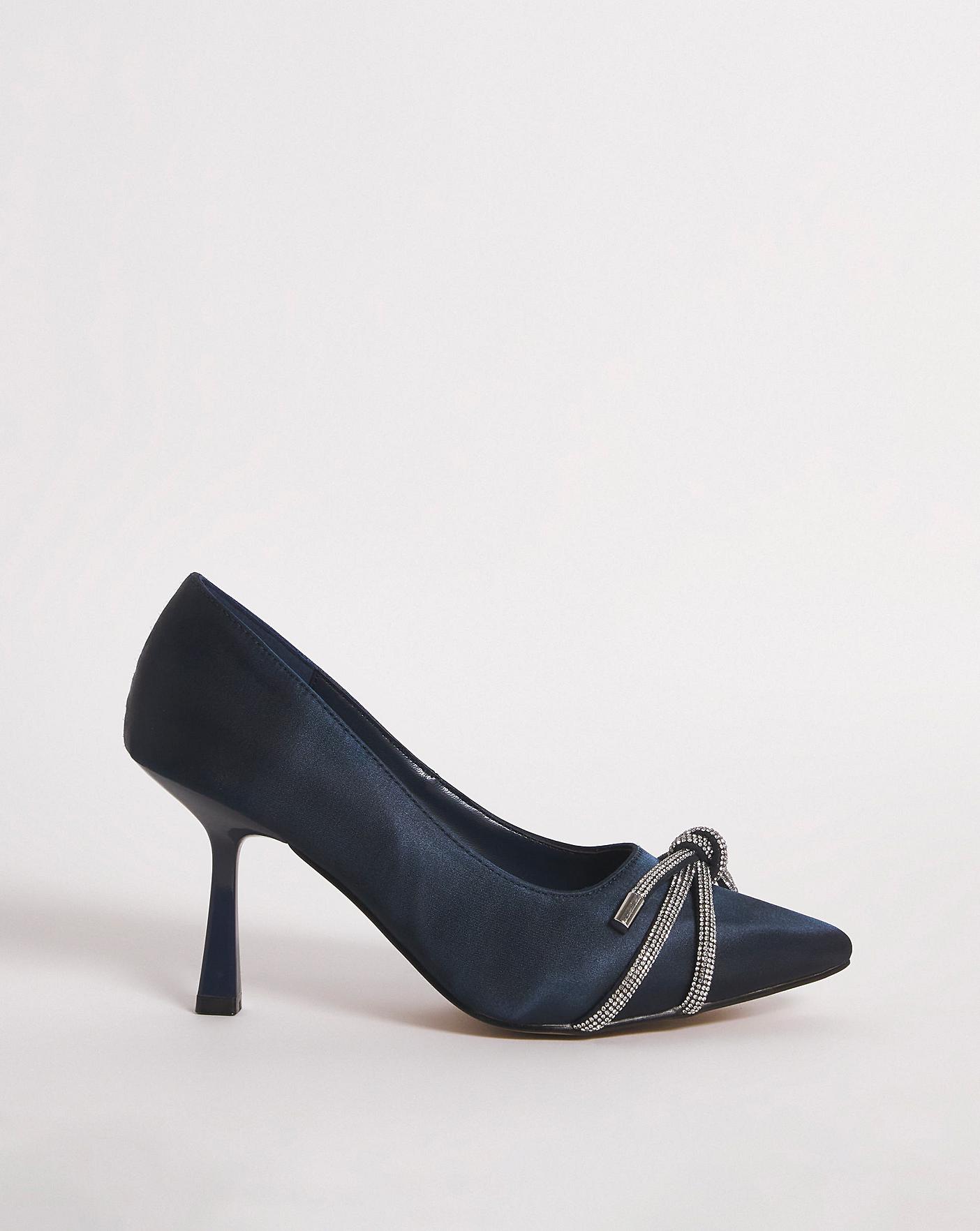 Gabor Brambling Wide Fit Leather Court Shoes, Black at John Lewis & Partners