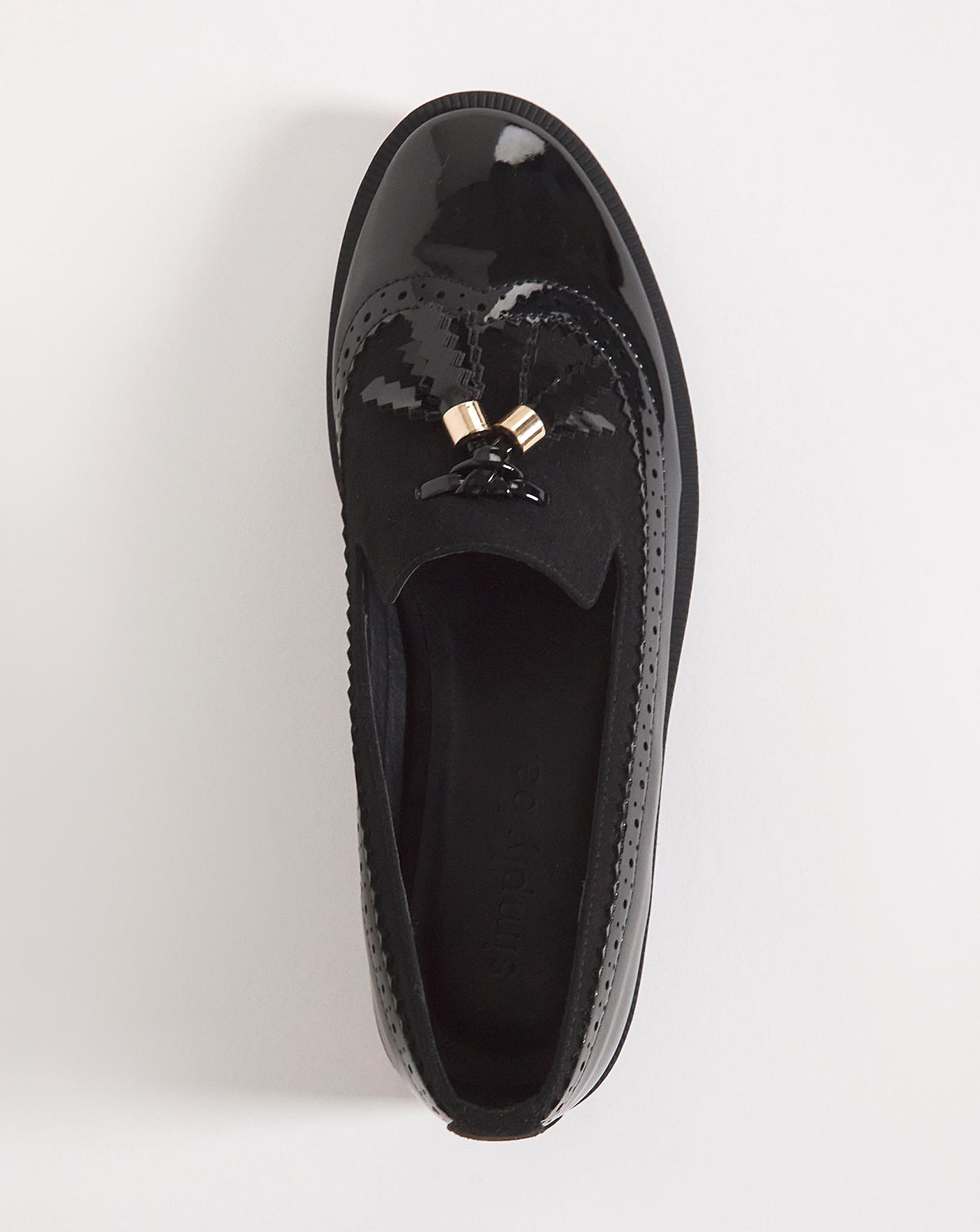 Tassle Loafer Shoes Ex Wide Fit | J D Williams