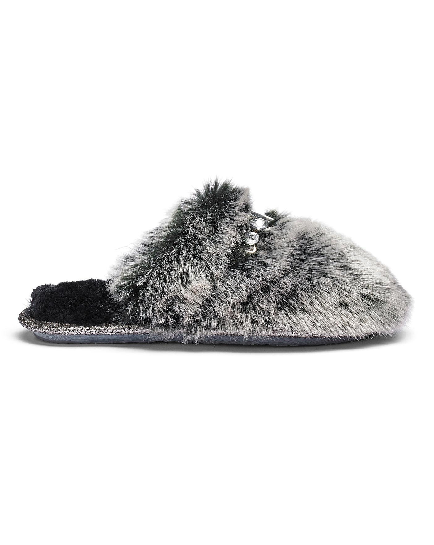Pretty You Plush Mule Slippers | Oxendales