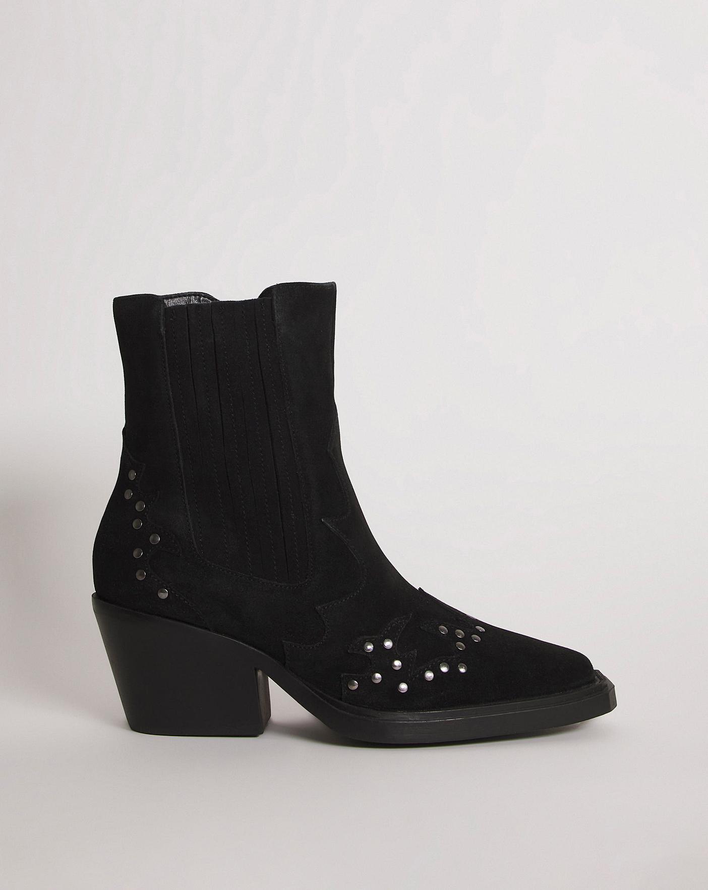 Black Studded Ankle Boots | Shop Online | MYER