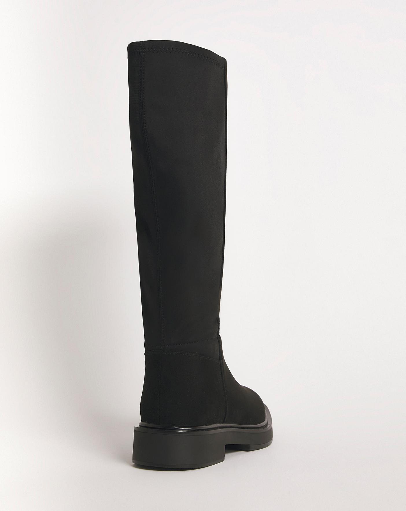 Owenford wide calf on sale stretch back boots