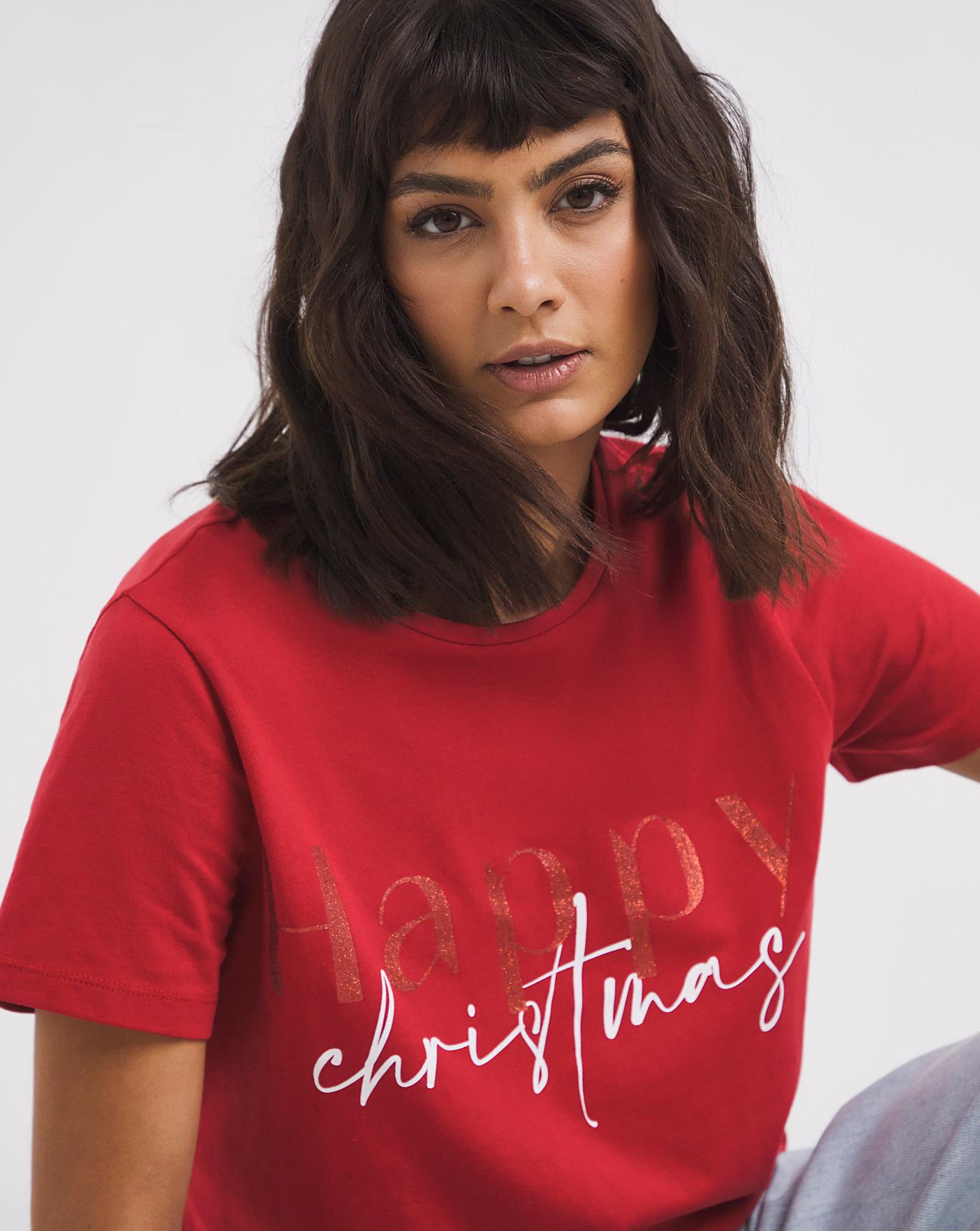 Happy Christmas Novelty TShirt Ambrose Wilson