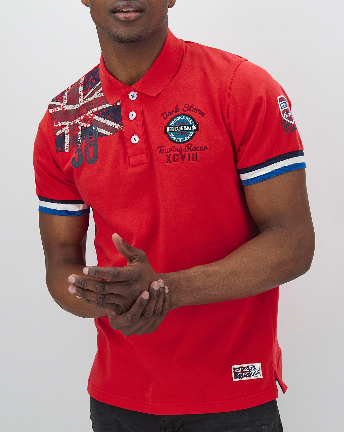 union jack polo shirt