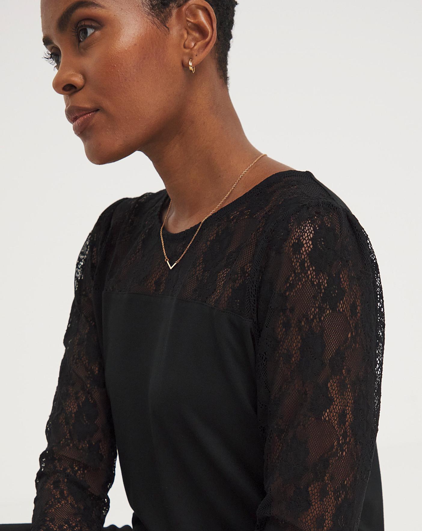 Lace Long Sleeve Tops for Women for sale