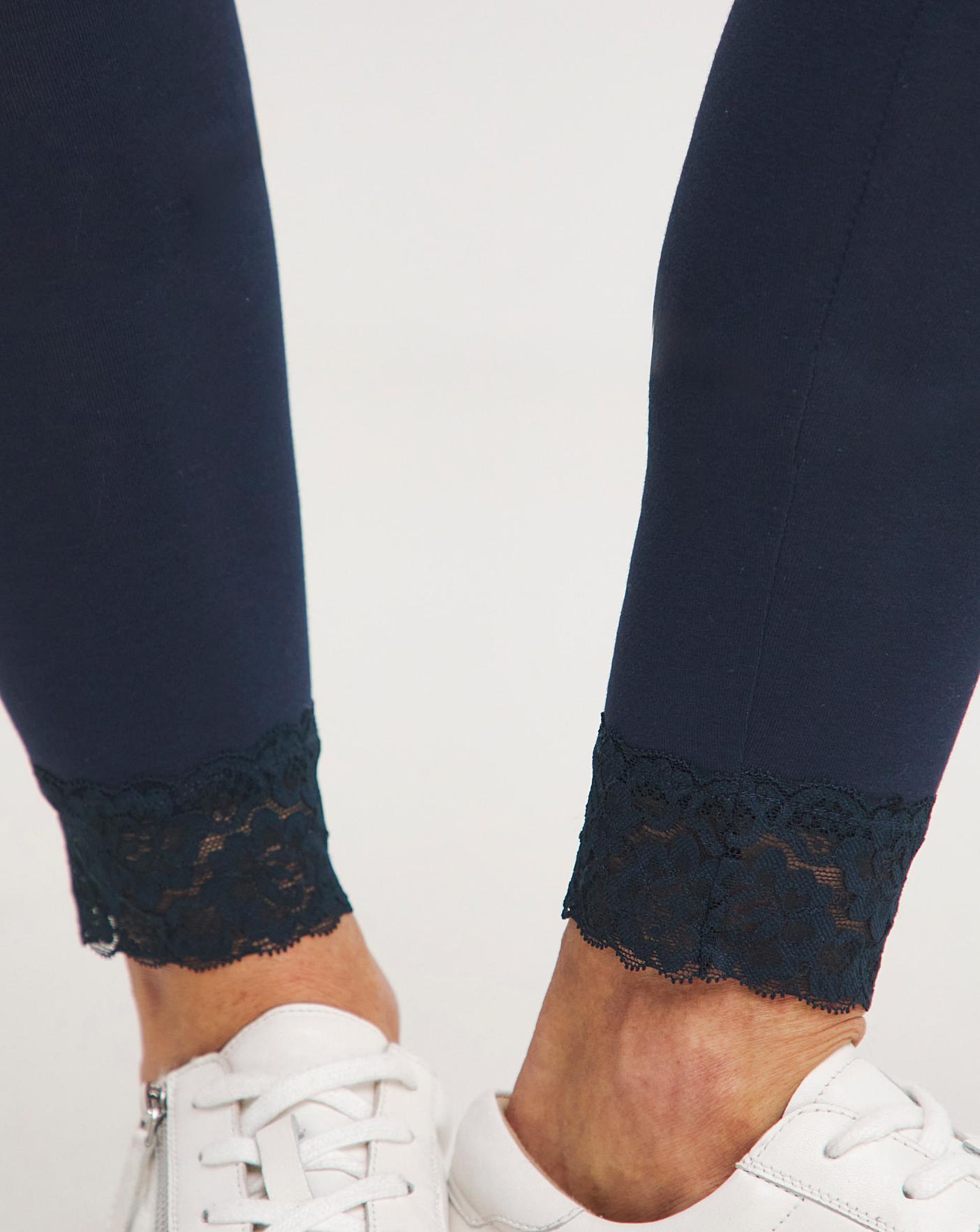 Joe Browns Navy Lace Hem Leggings Premier Man