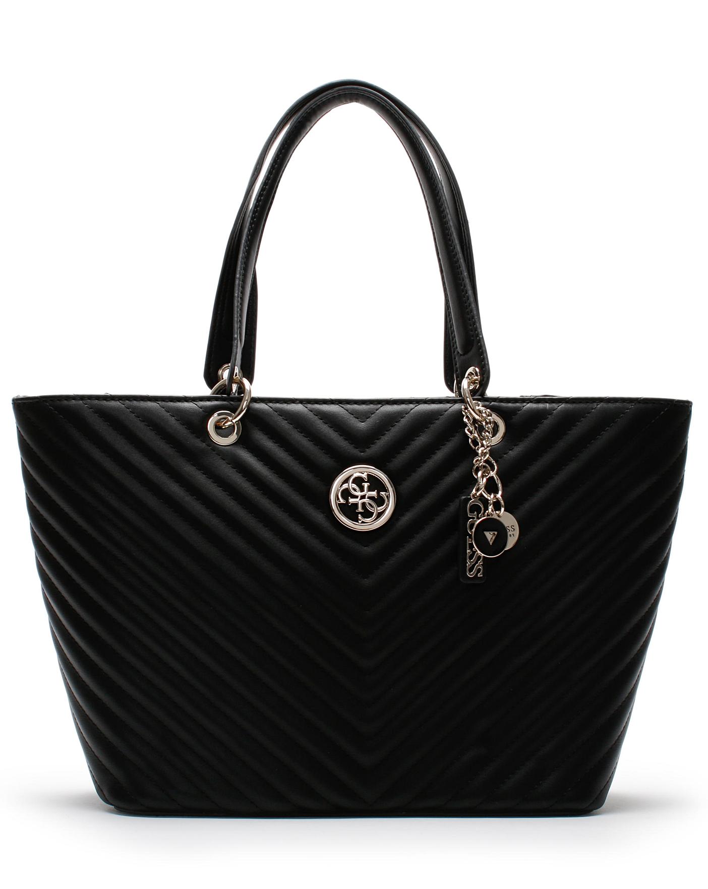 Guess Kamryn Quilted Tote Bag J D Williams