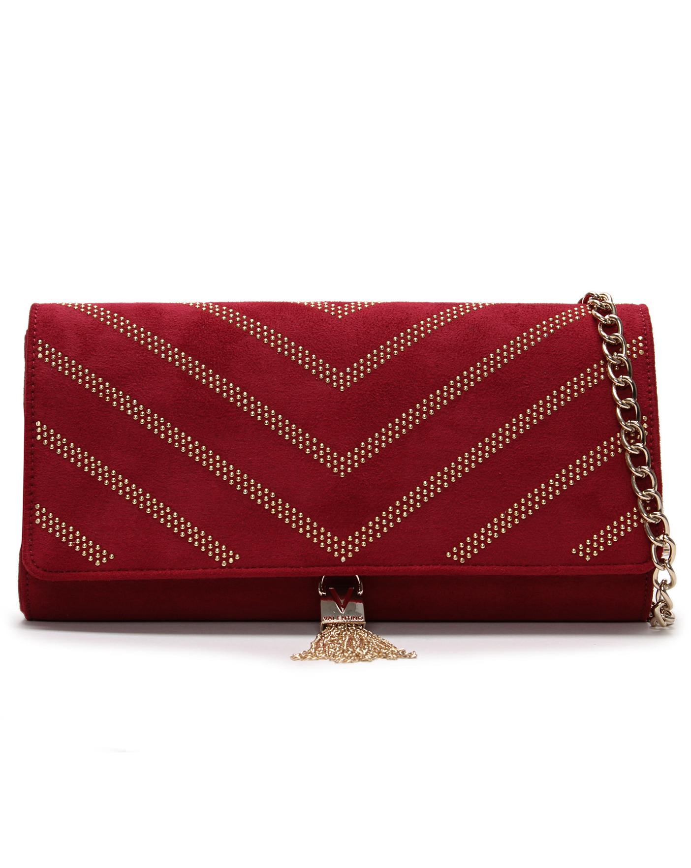 valentino studded clutch