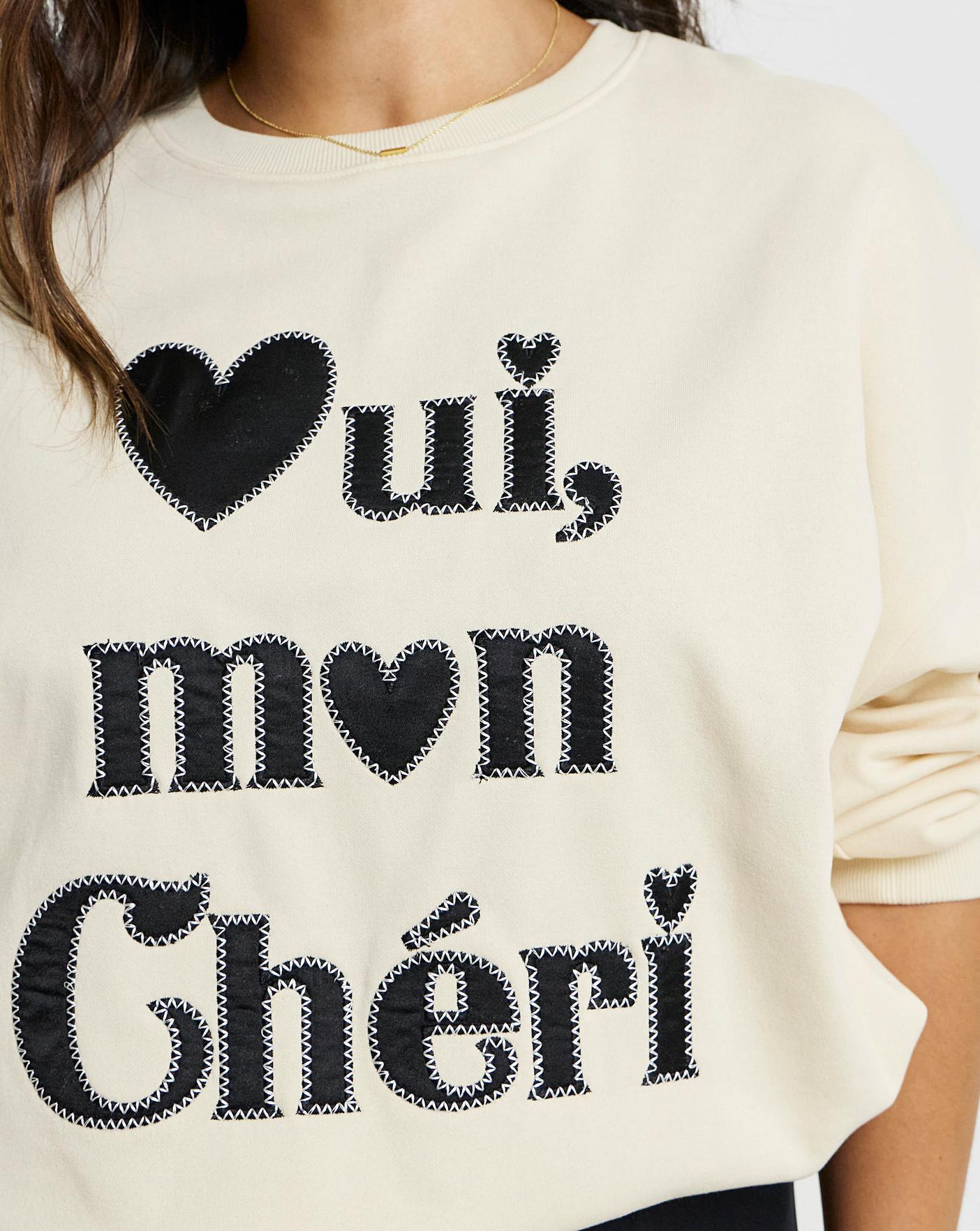 Oui Mon Cheri Graphic Sweat Oxendales