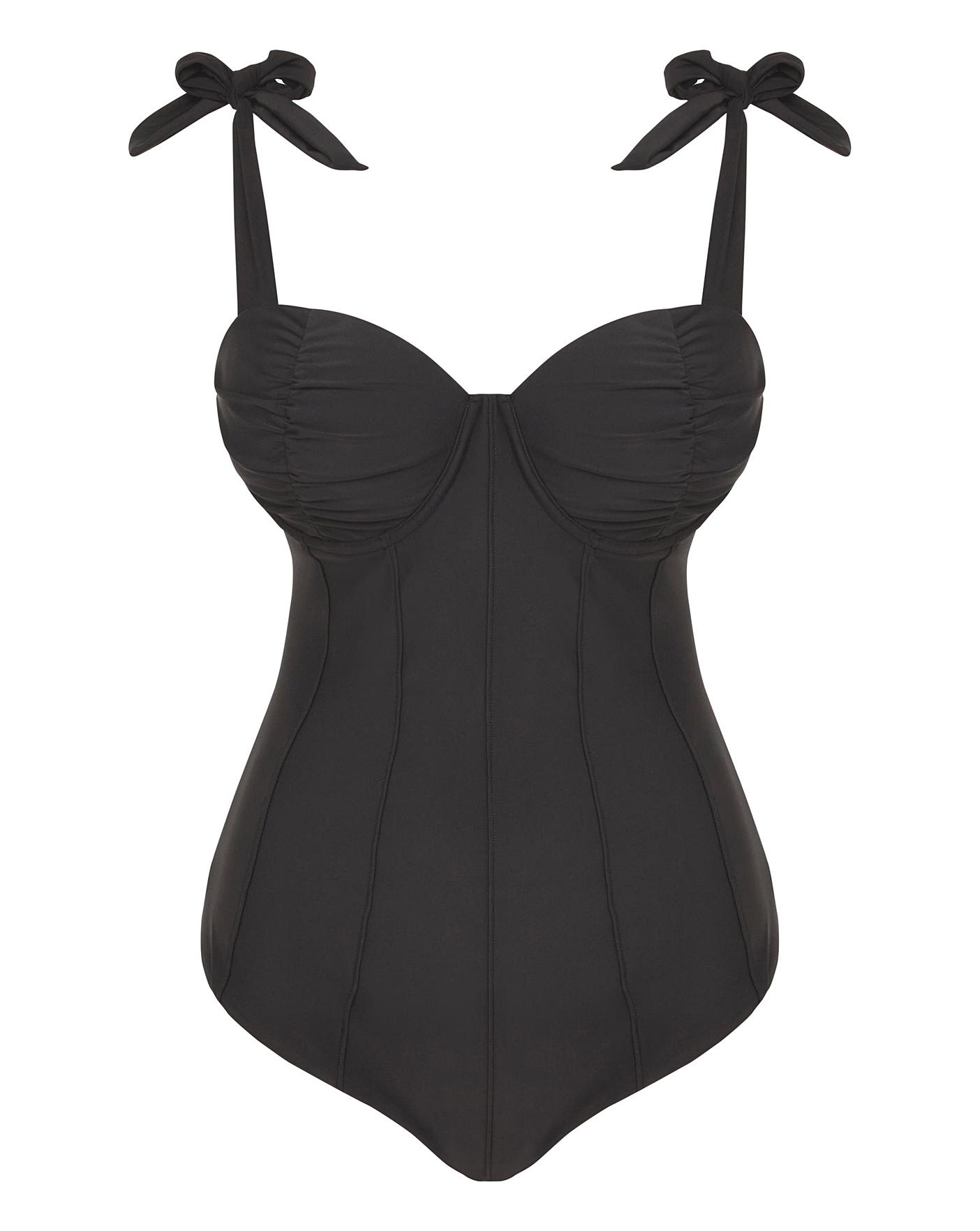 Corset Swimsuit | Simply Be