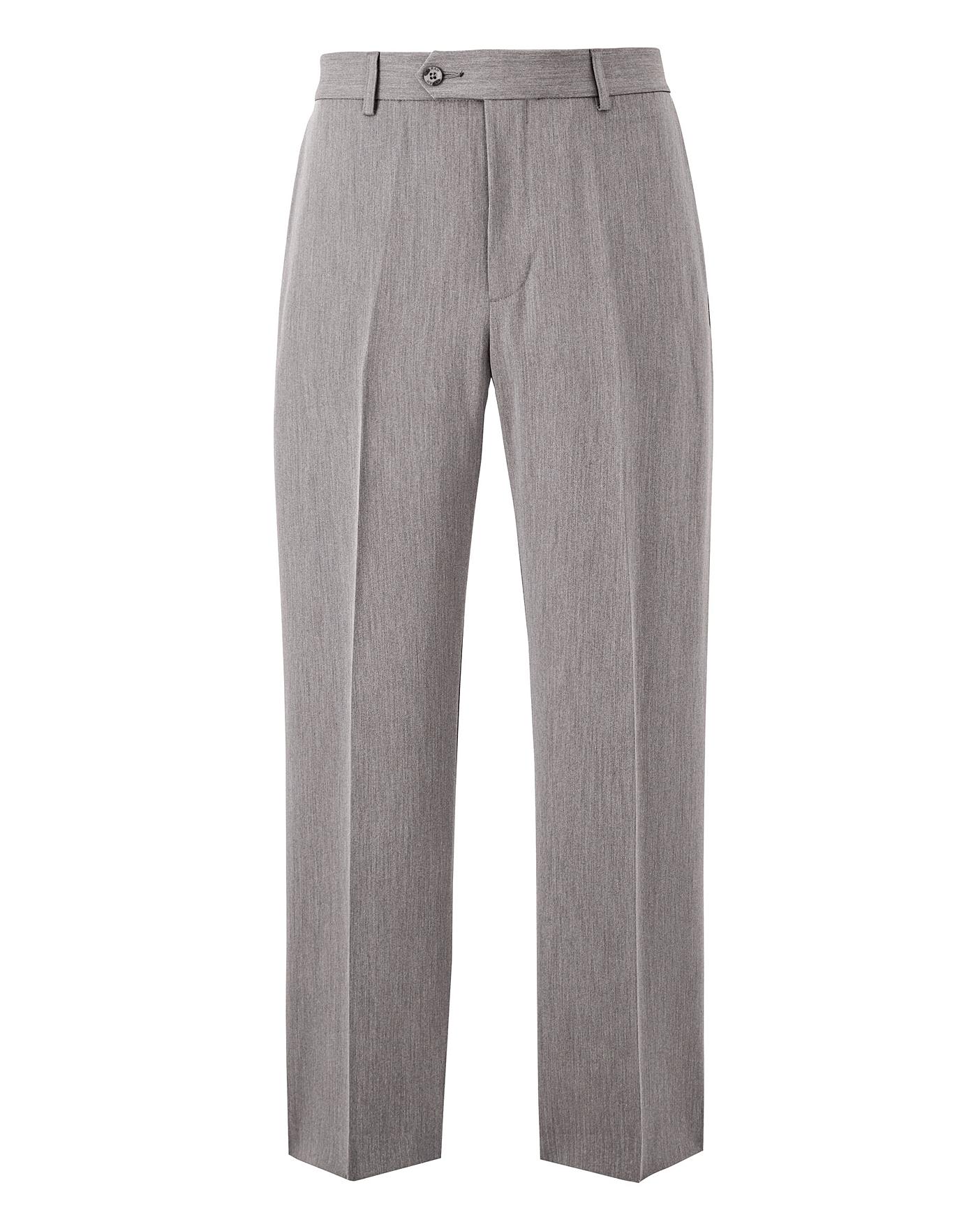 grey trousers