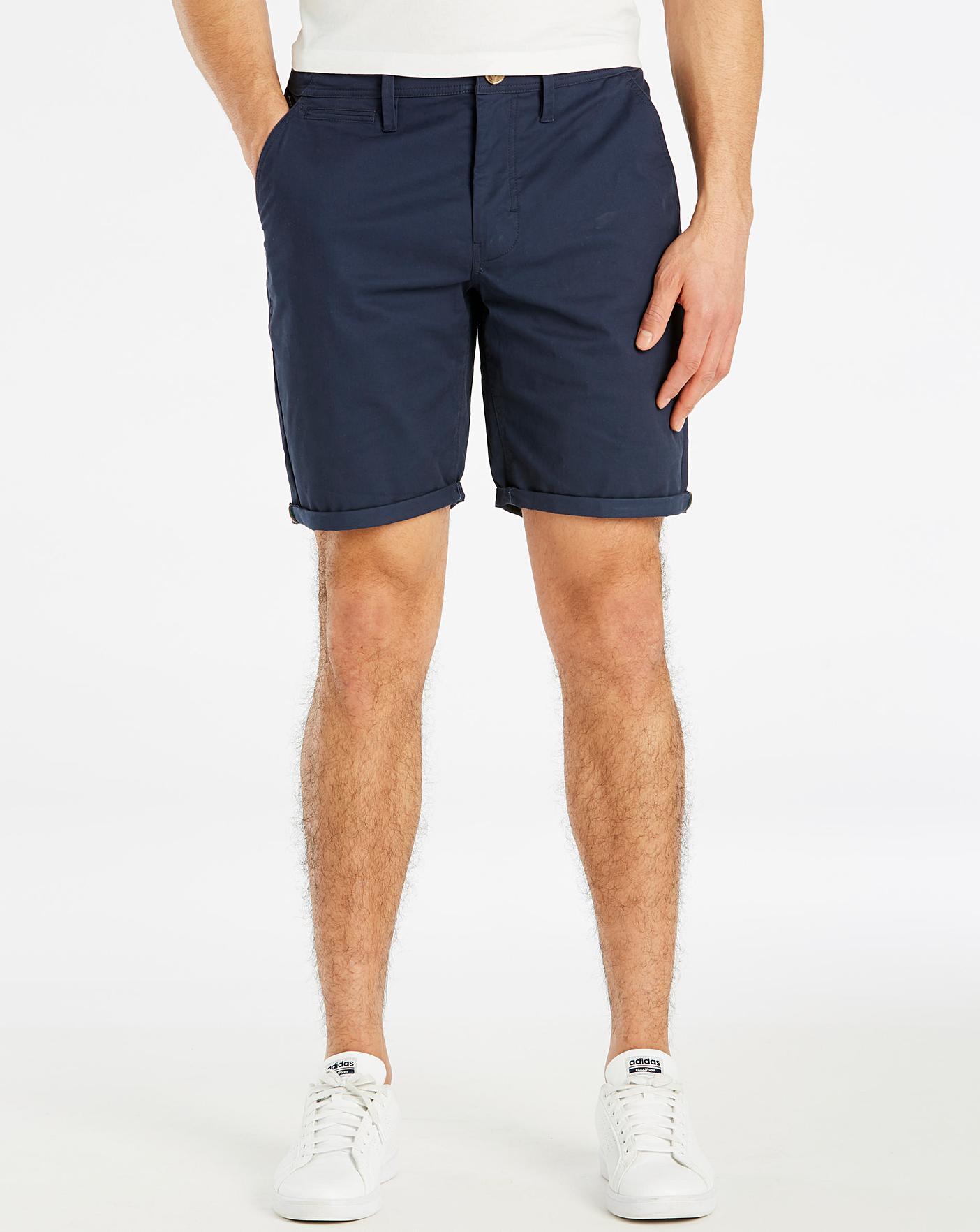 tailored chino shorts