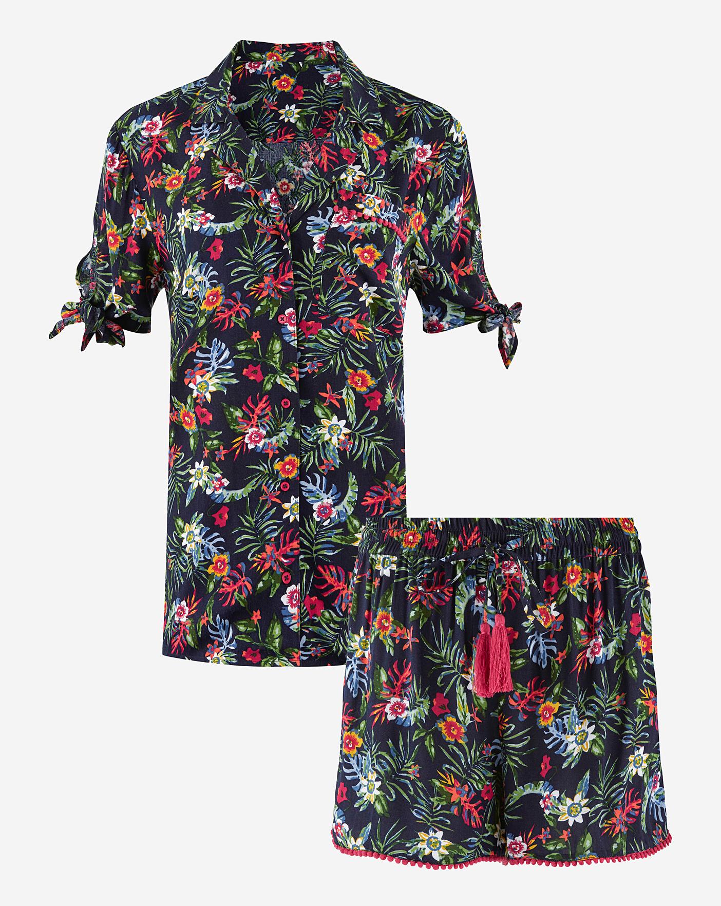 Joe Browns Floral Short Pyjamas Set | J D Williams