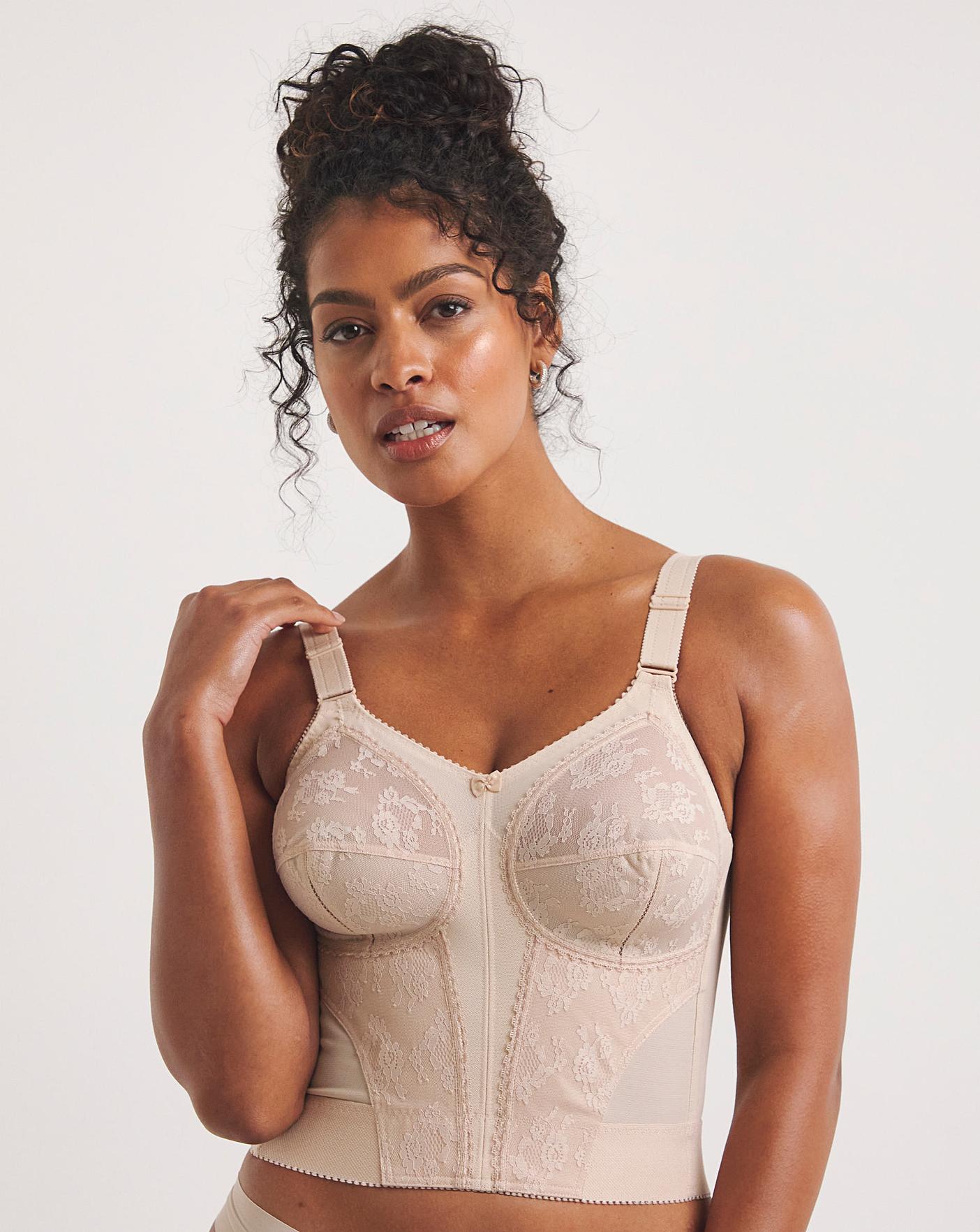 TRIUMPH DOREEN BRA Longline Unwired Bras Non Padded Full Cup Support  Lingerie £33.45 - PicClick UK