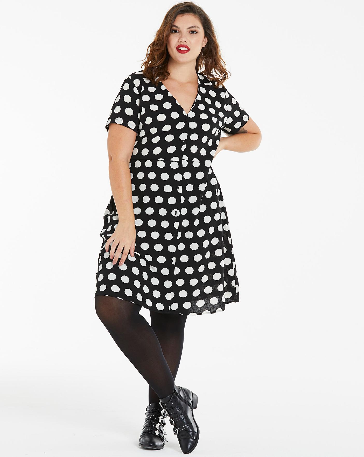 simply be polka dot dress