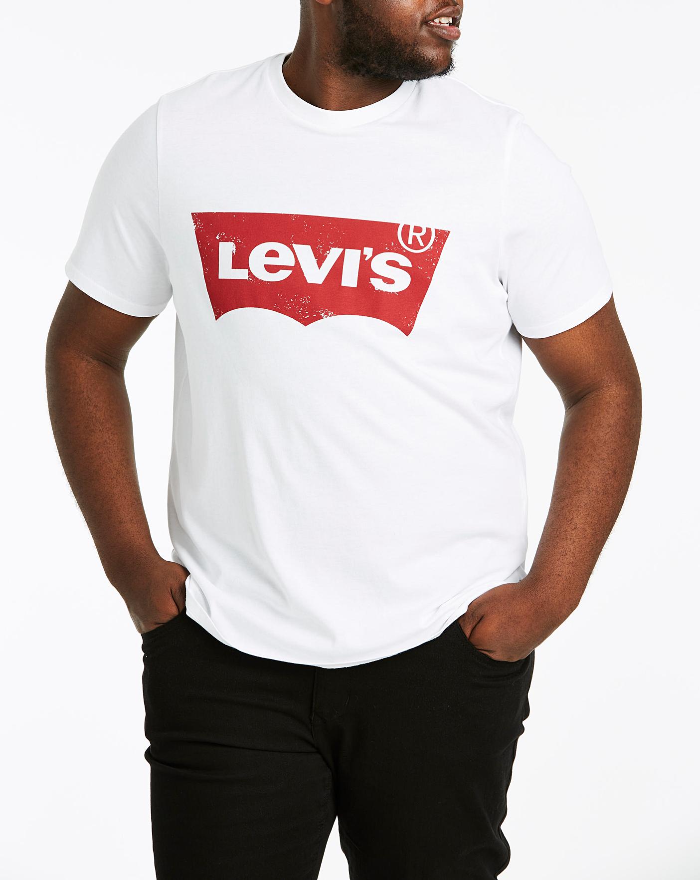levi's white t shirt