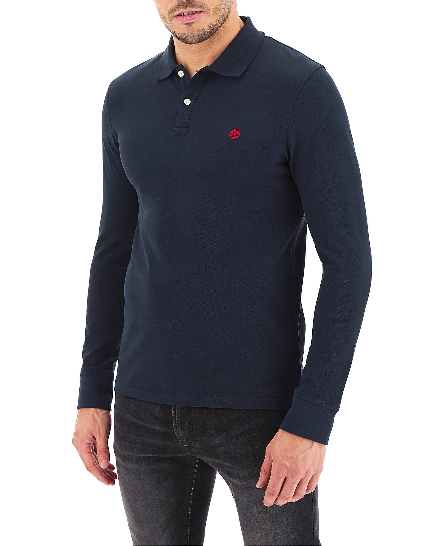 timberland polo long sleeve