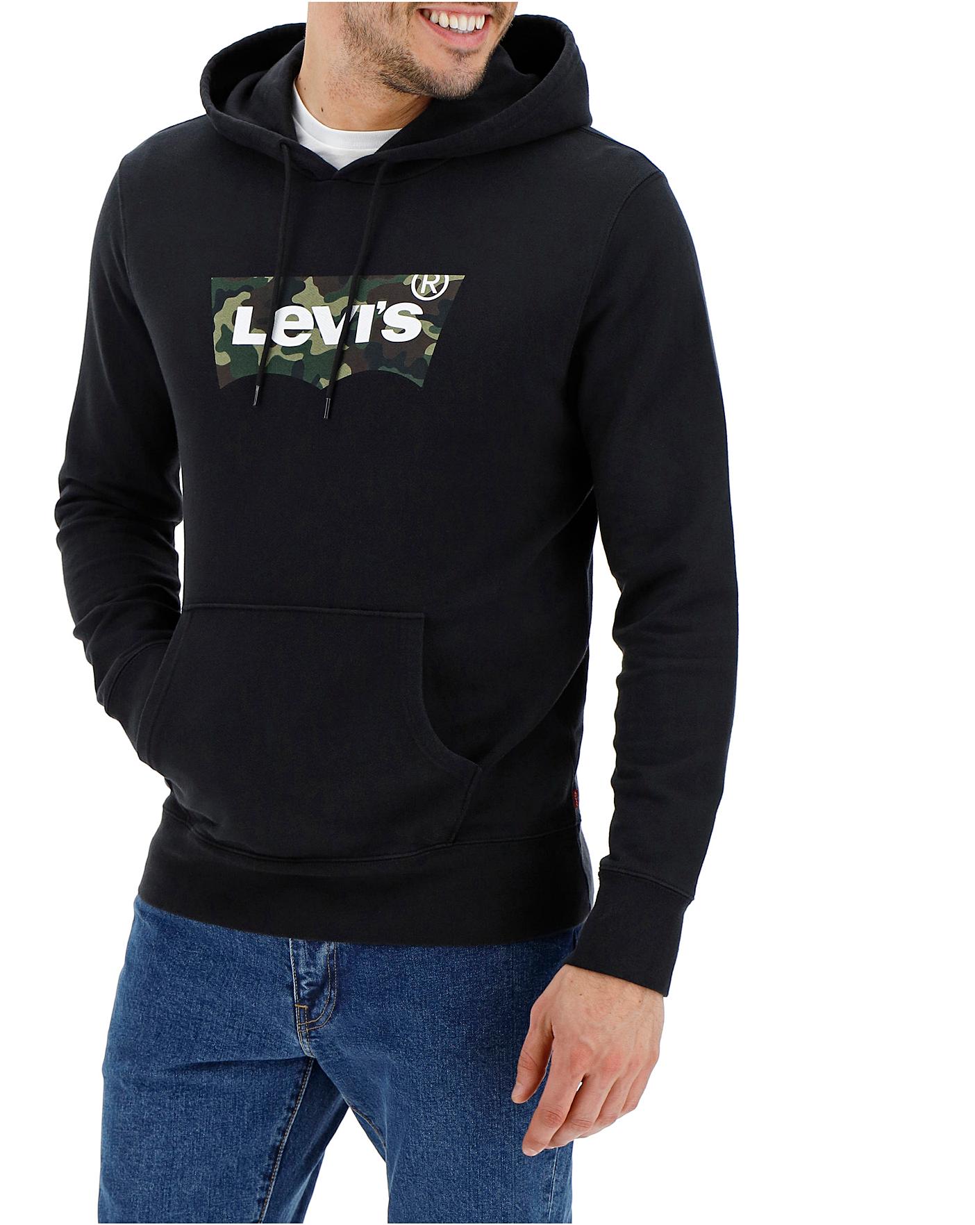levis black hoodie