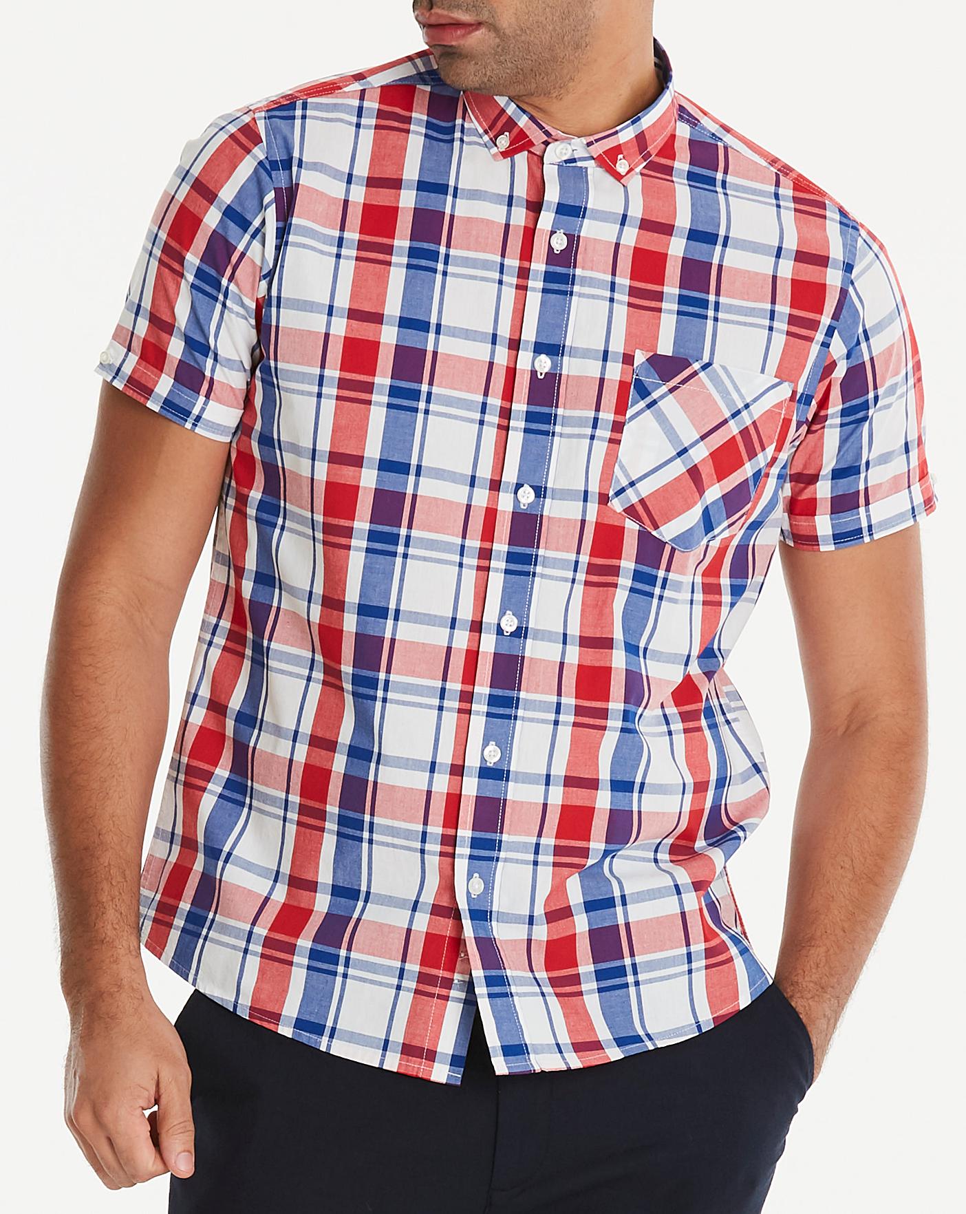 Jacamo Division Check Shirt Long | J D 