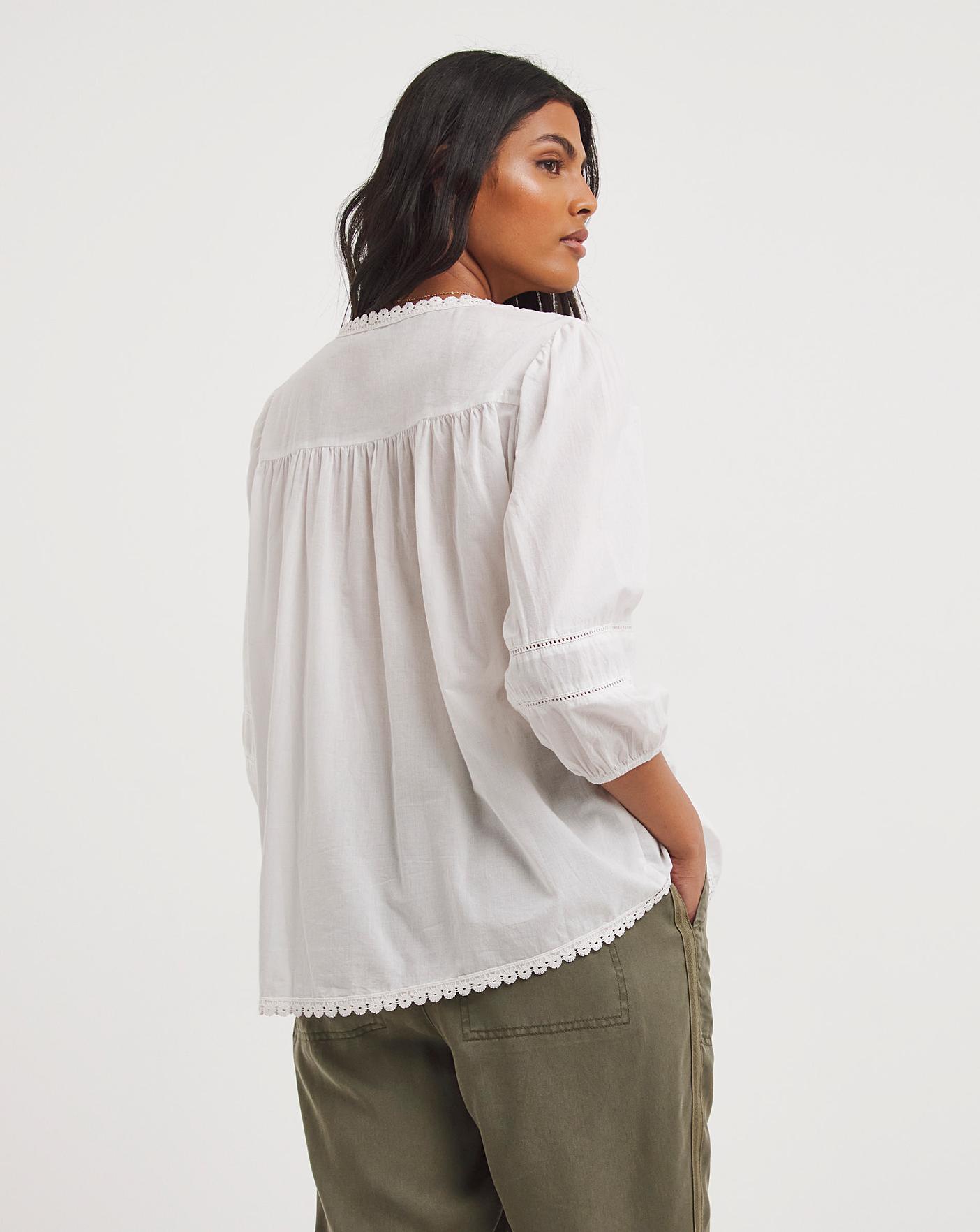 Embroidered Top | J D Williams