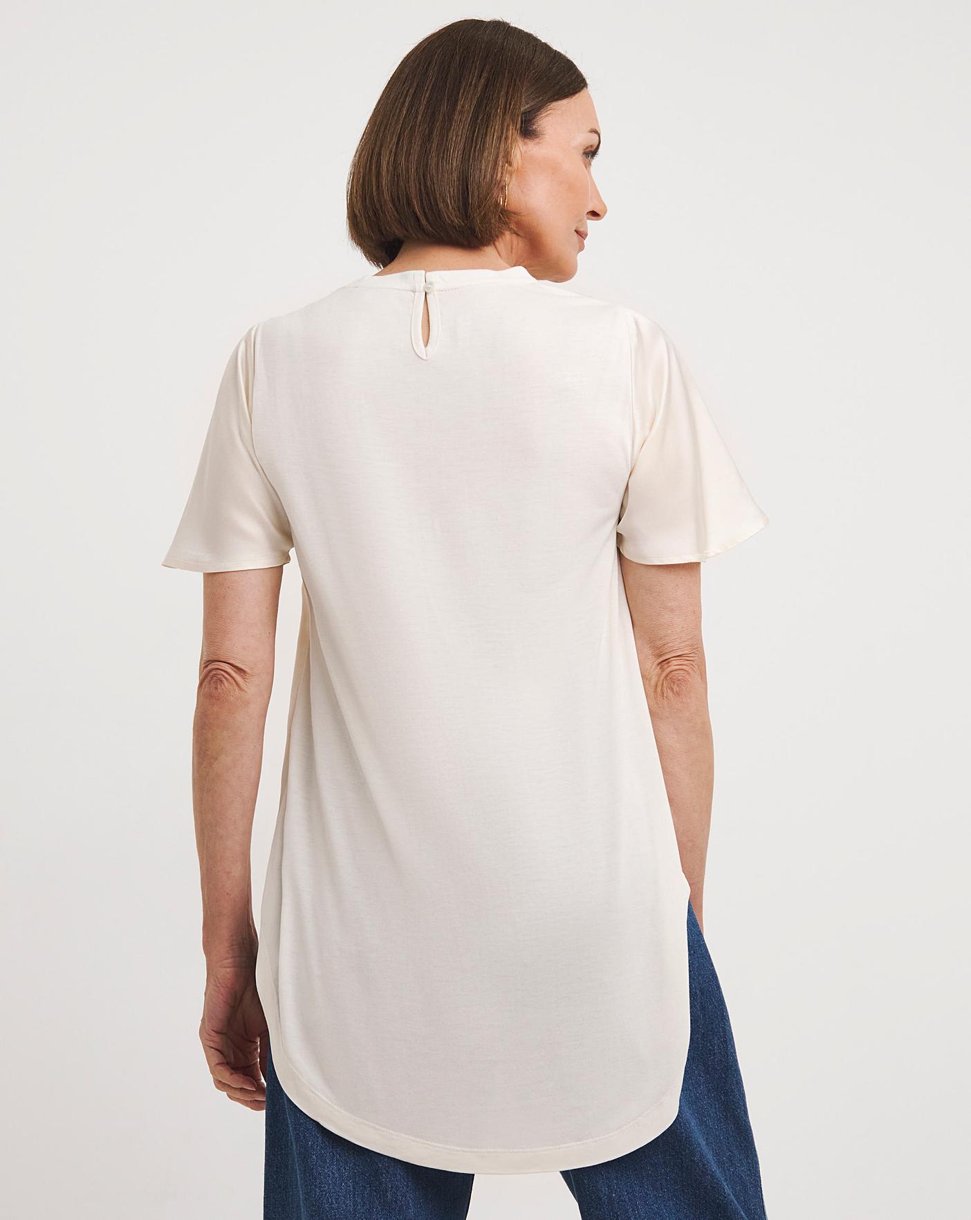 Jersey Back Satin Top | Premier Man