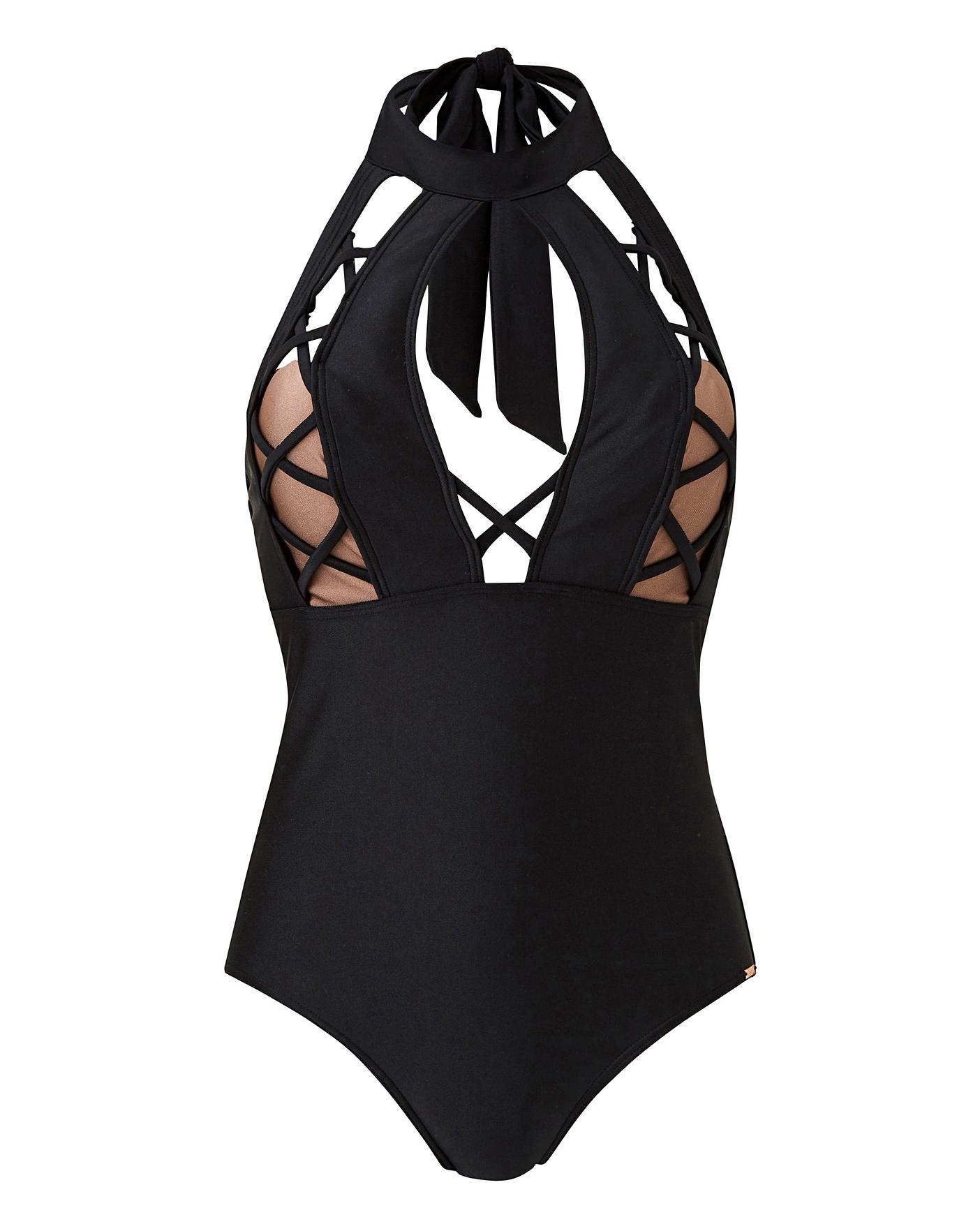 figleaves black swimming costume