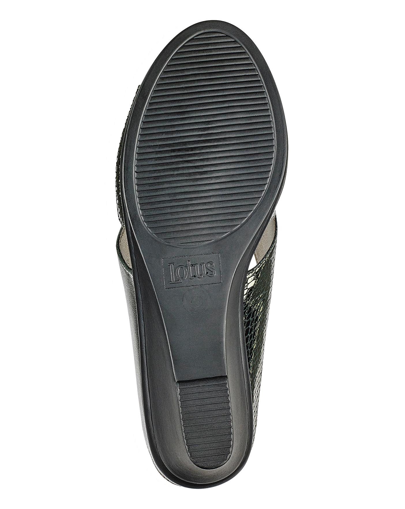 lotus wide fit sandals