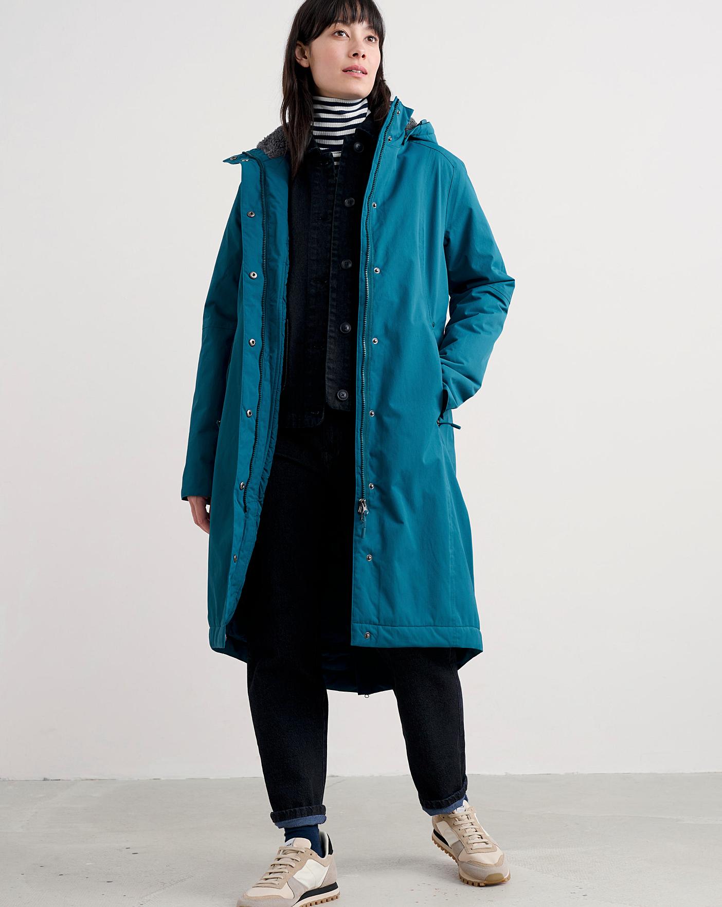 Recycled Nylon Janelle Coat Seasalt Cornwall Janelle Waterproof
