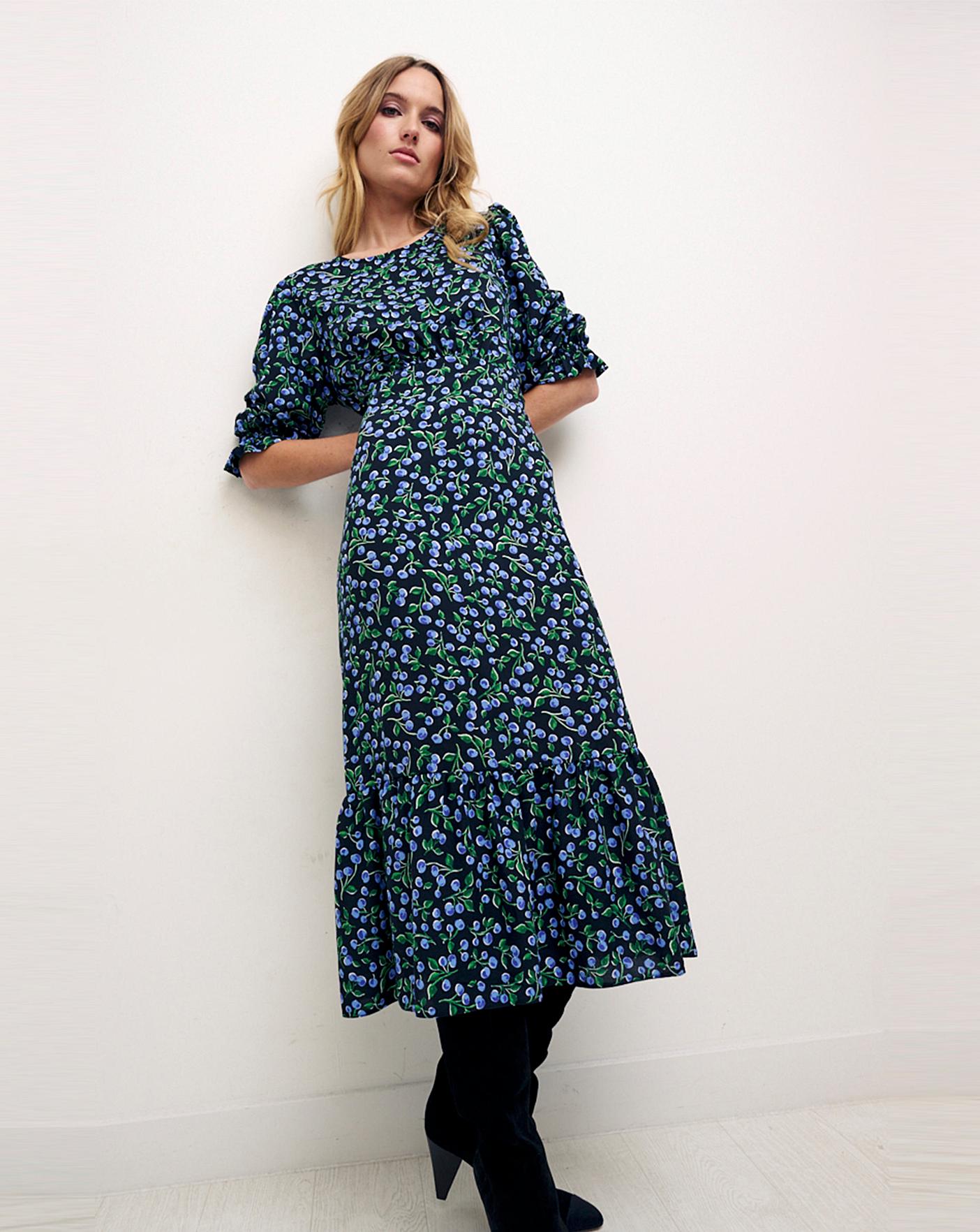 Long sleeve clearance midi day dress