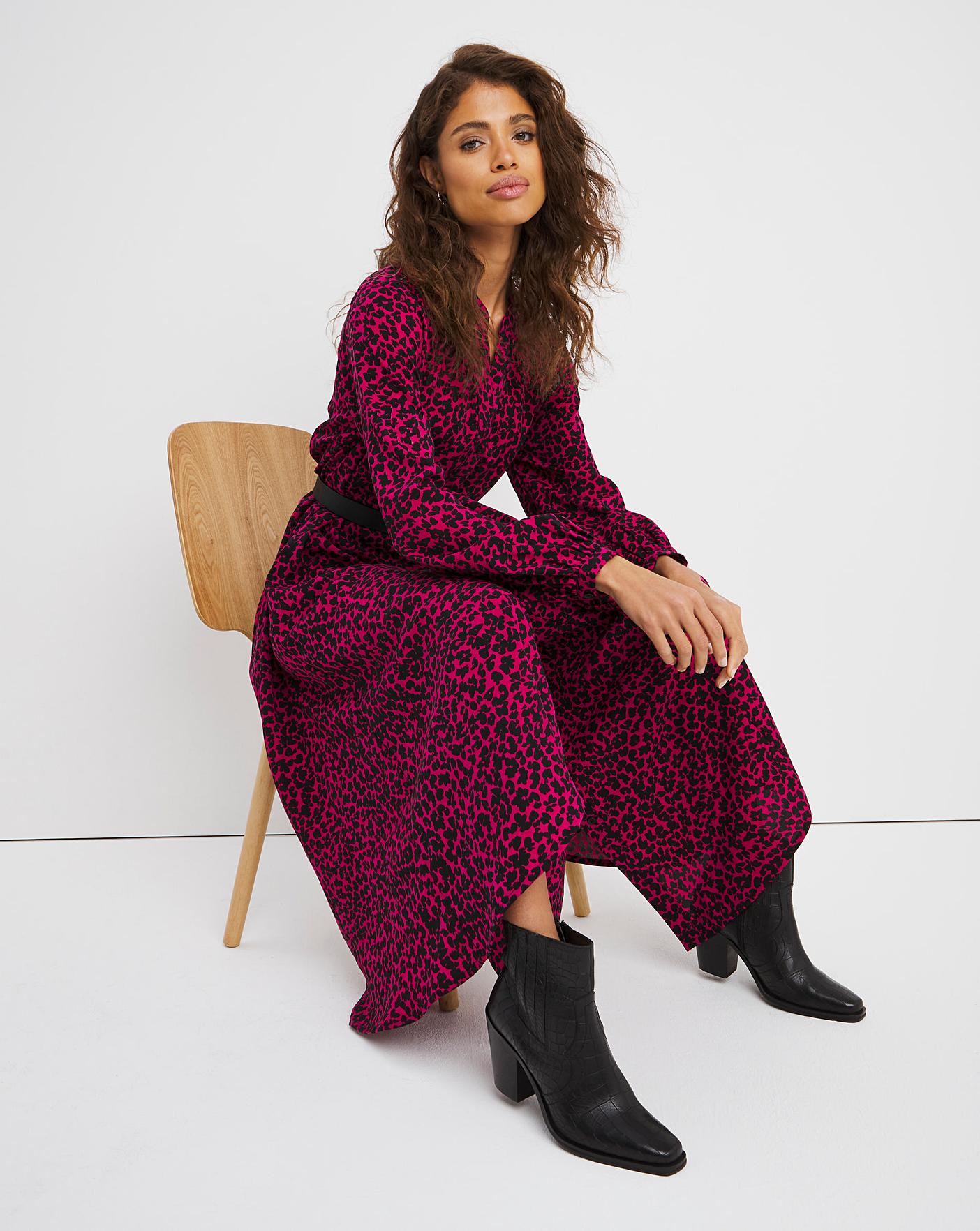 front button maxi dress