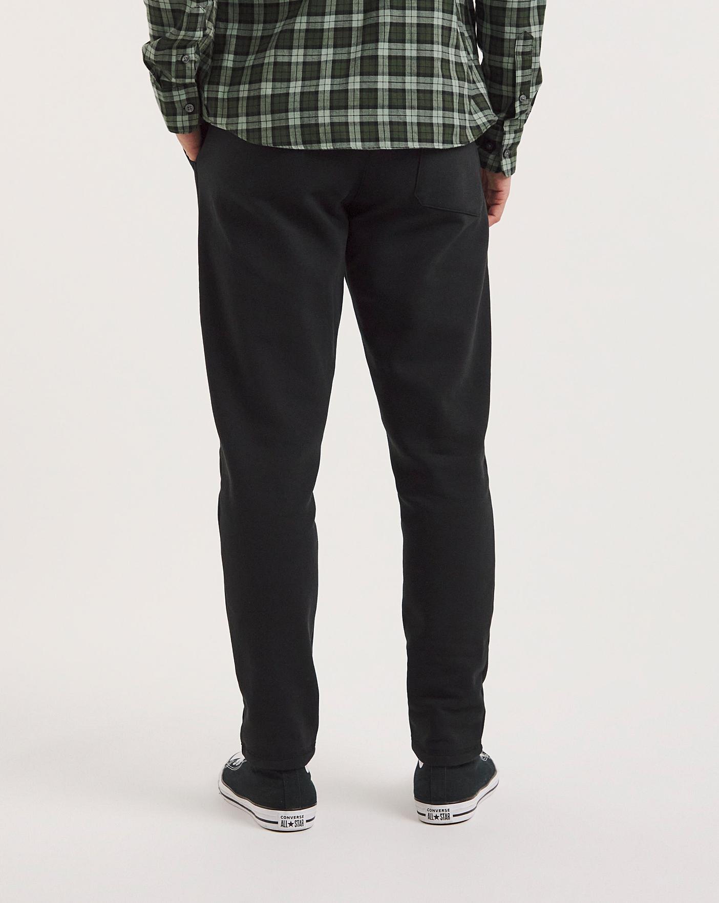 Black Open Hem Jogger Ambrose Wilson