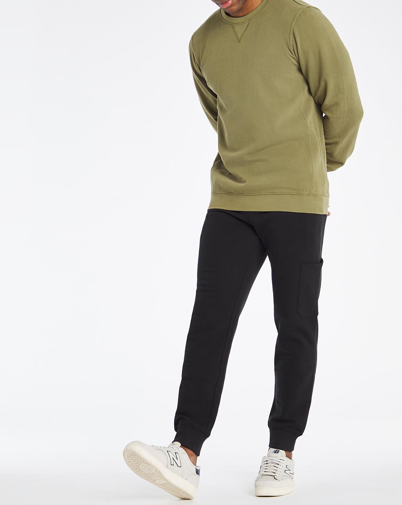 Black Cuffed Cargo Jogger J D Williams