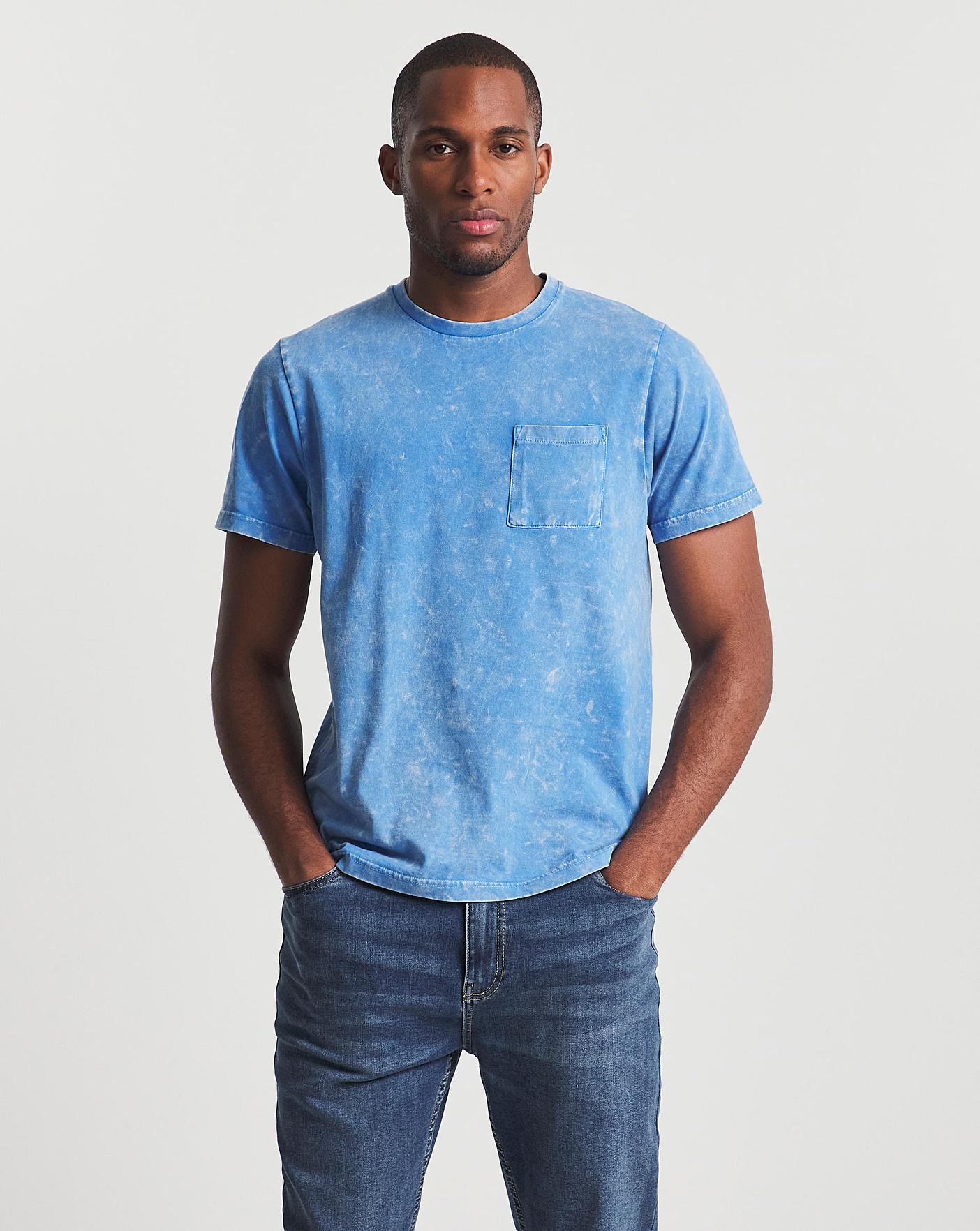 Acid Wash T-shirt Long | Jacamo