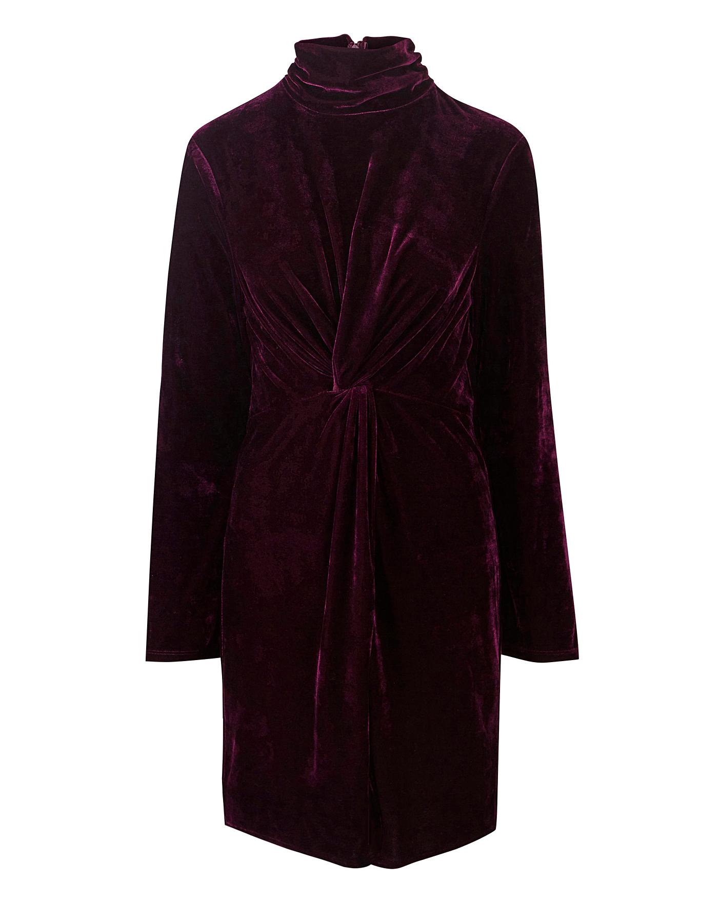 Fashion union 2025 velvet dress