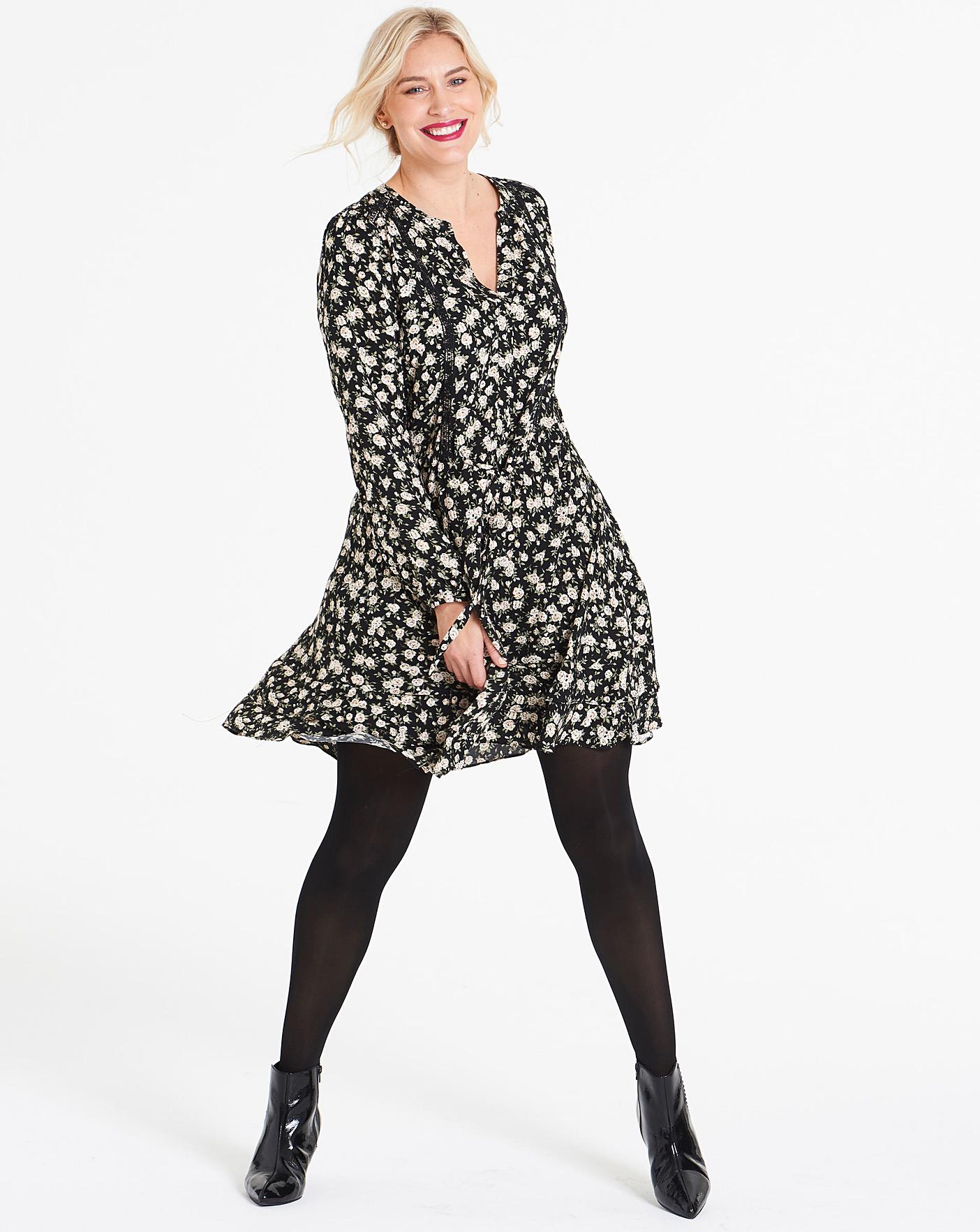 oasis ditsy dress