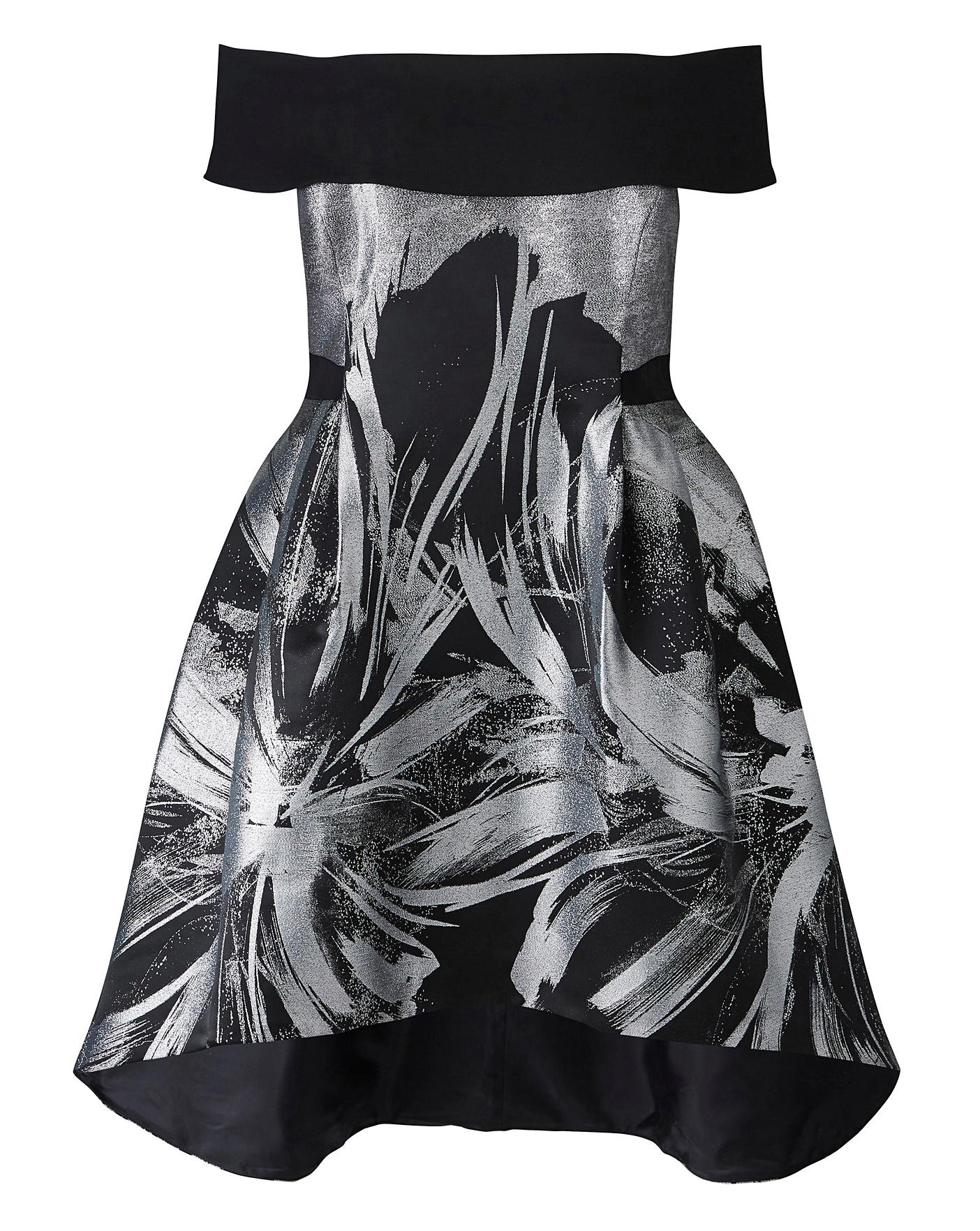 coast jacquard midi dress