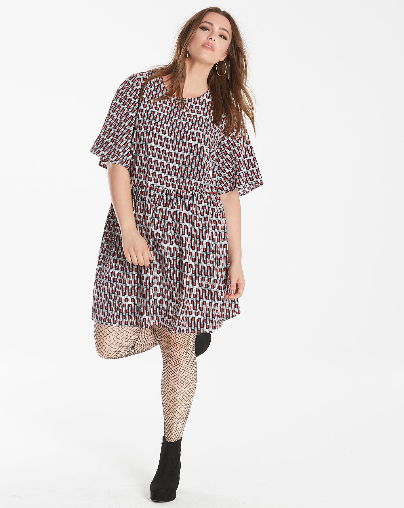 curve smock dress