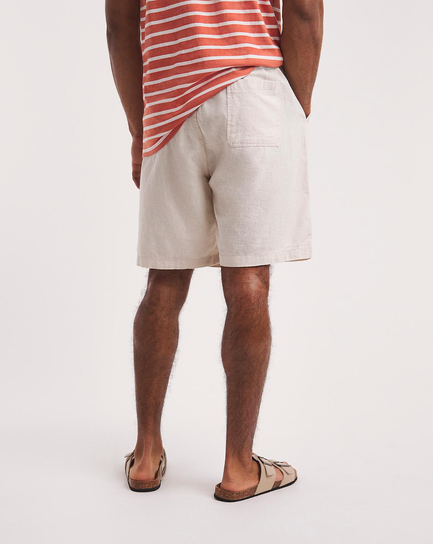 Mens linen 2024 shorts sale