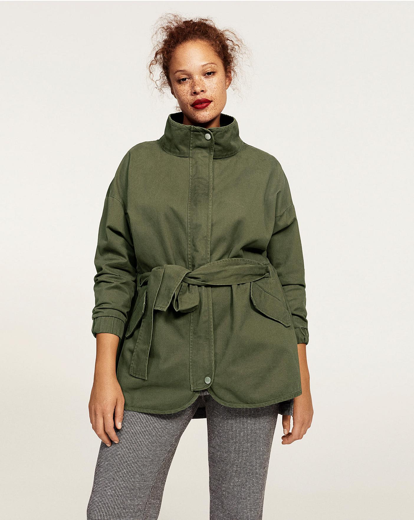 mango khaki jacket