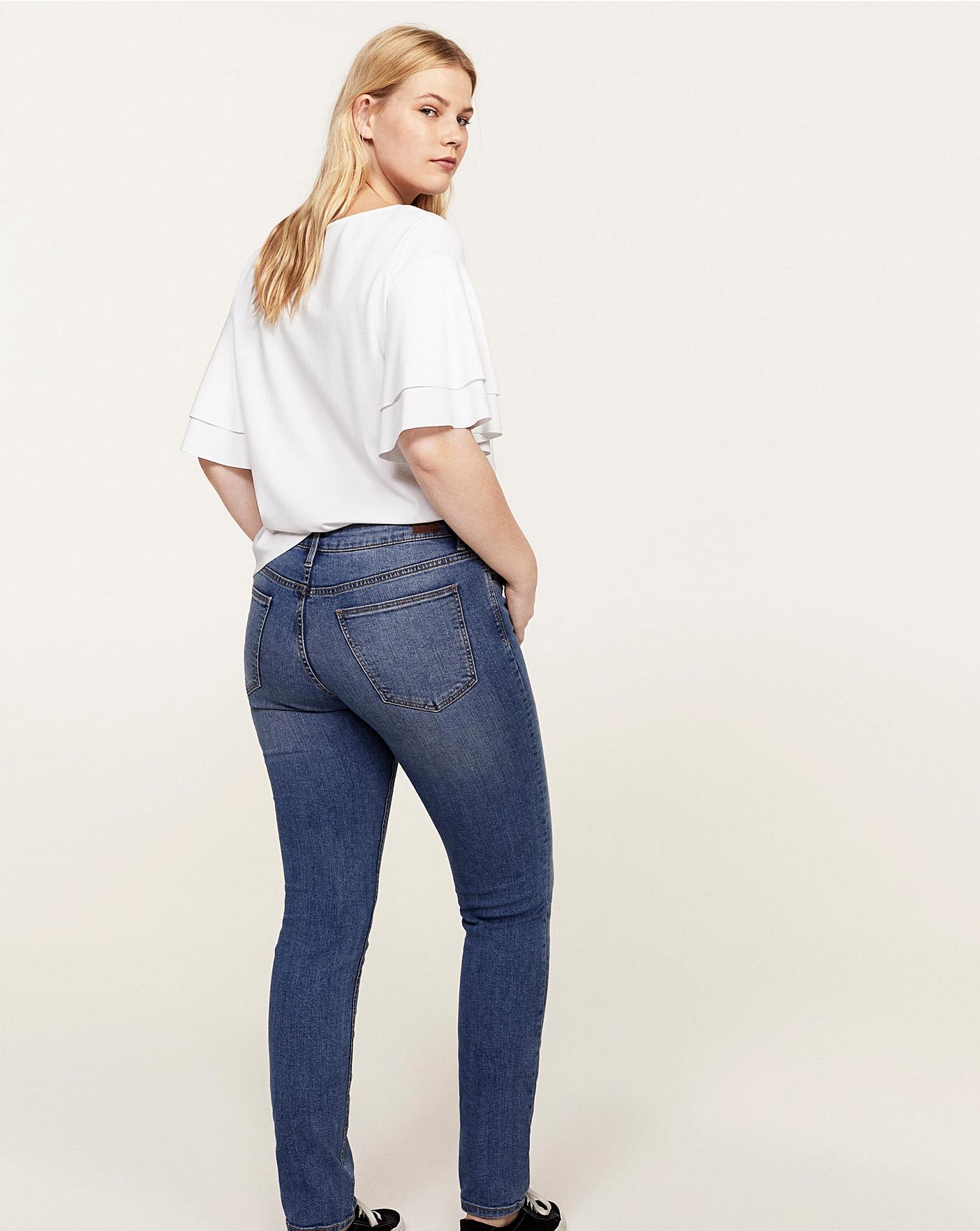 topshop petite straight leg jeans