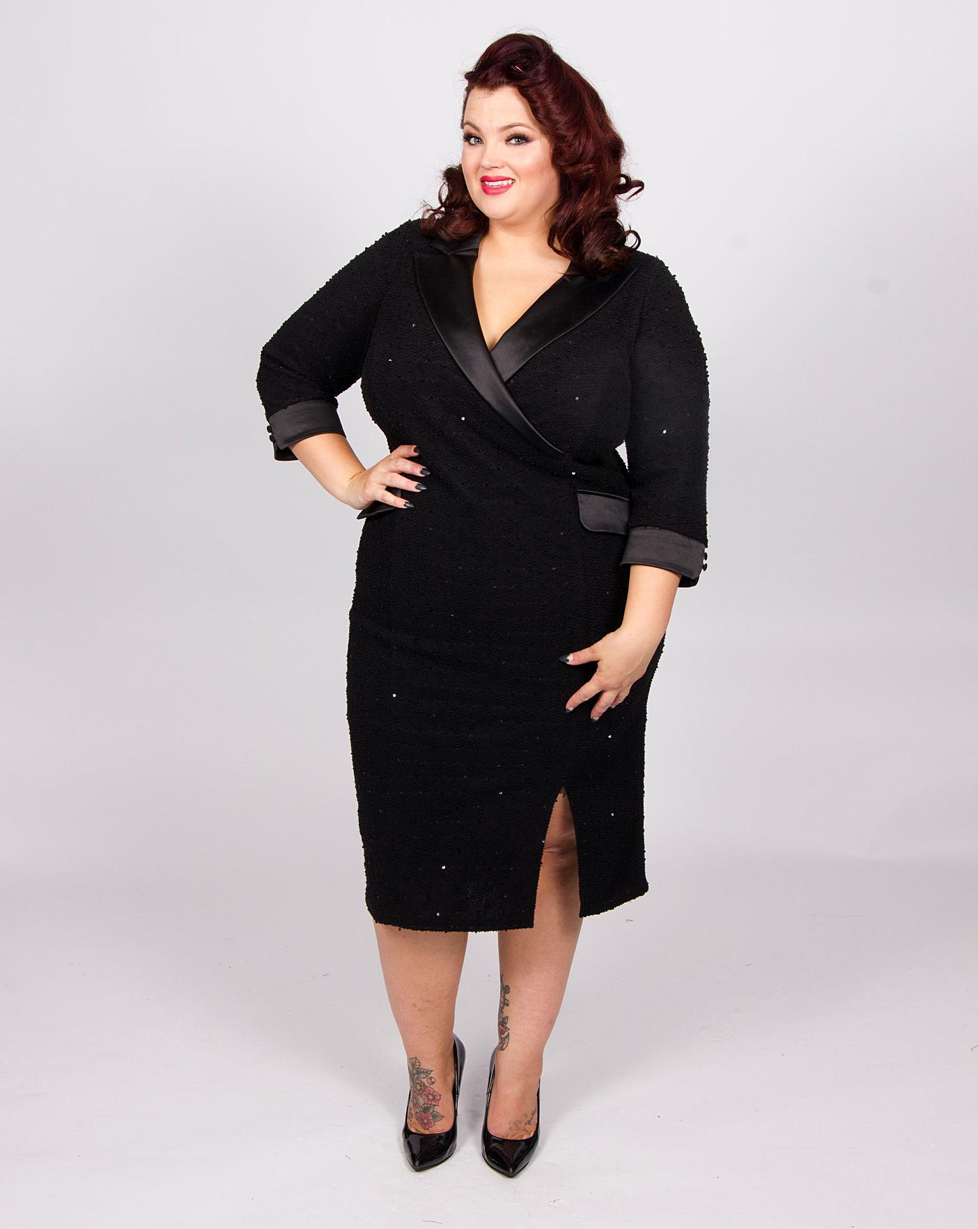 scarlett and jo tuxedo dress