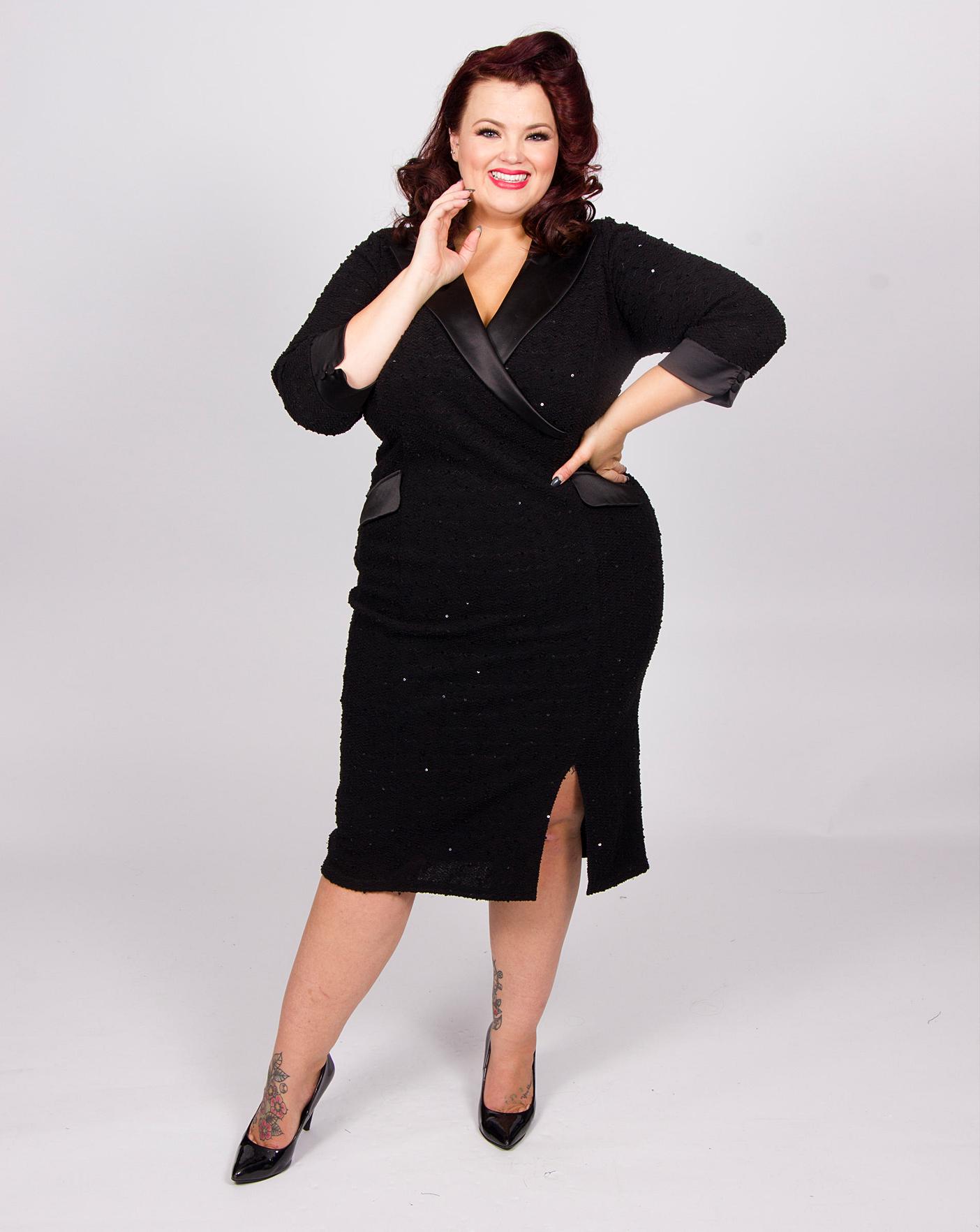 scarlett and jo tuxedo dress