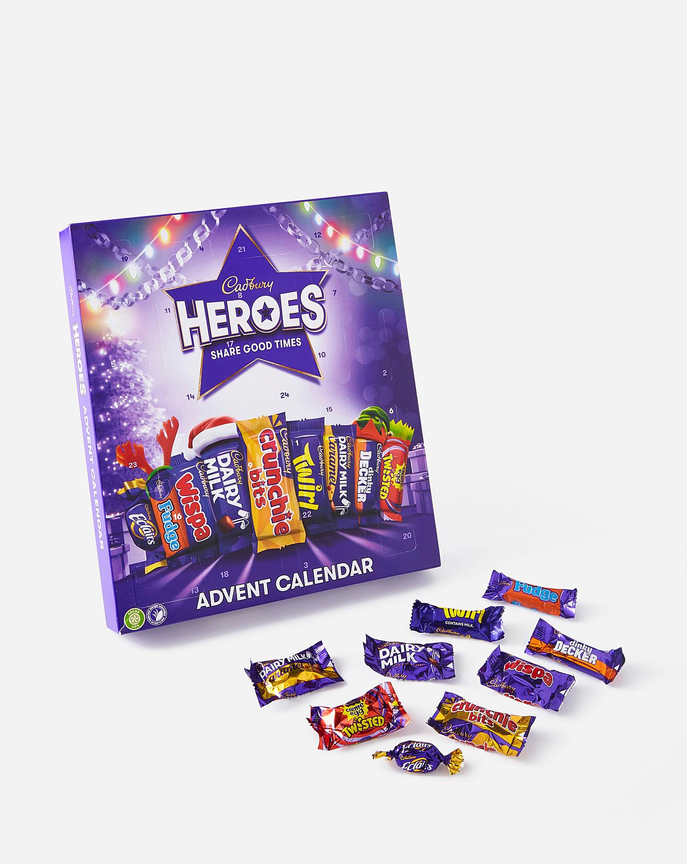 Cadbury Heroes Advent Calendar Twin Pack Fashion World