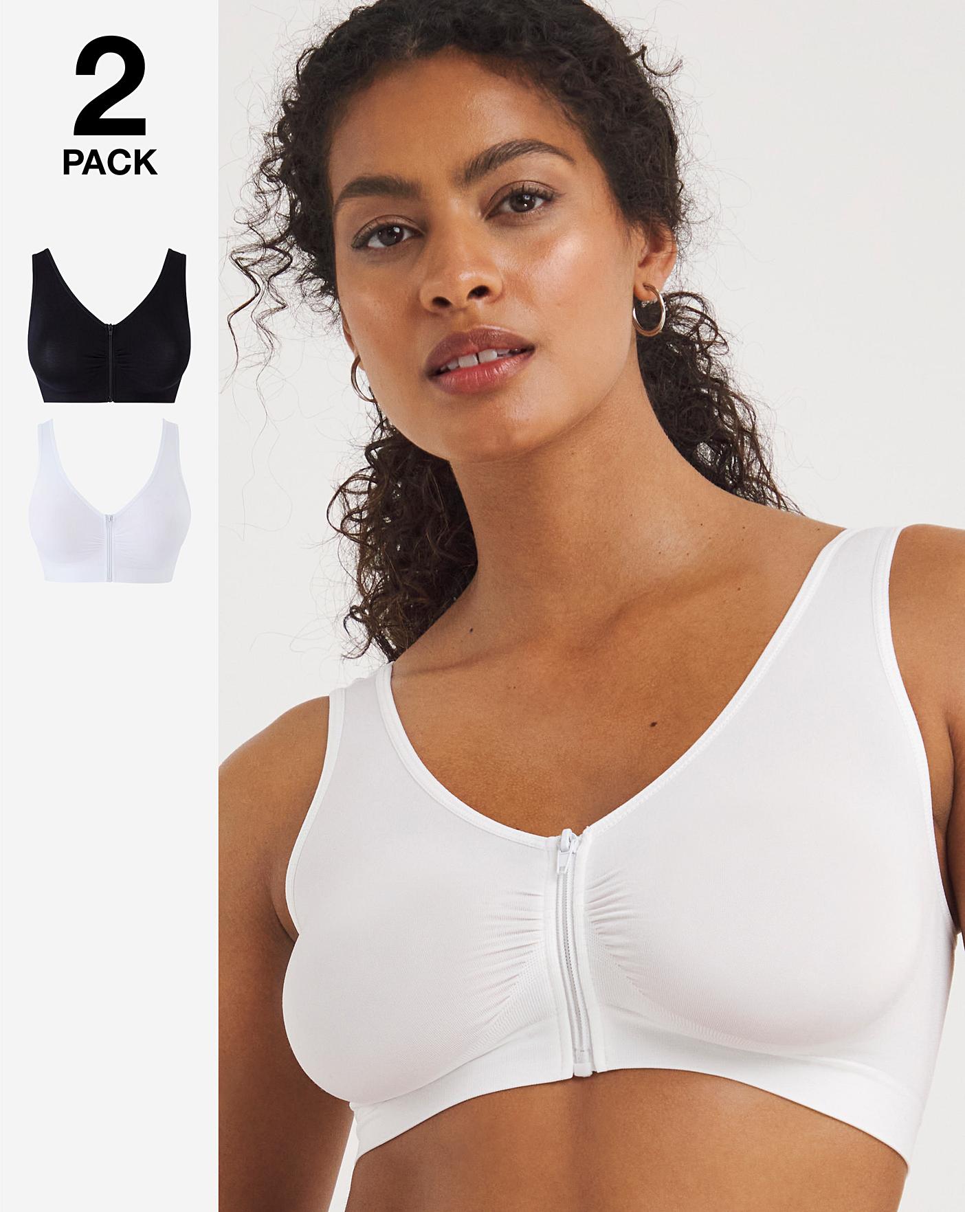 Front Fastening Bras Pack of 2