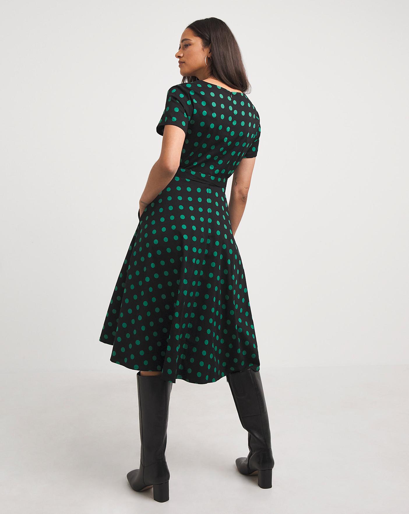 jd williams polka dot dress