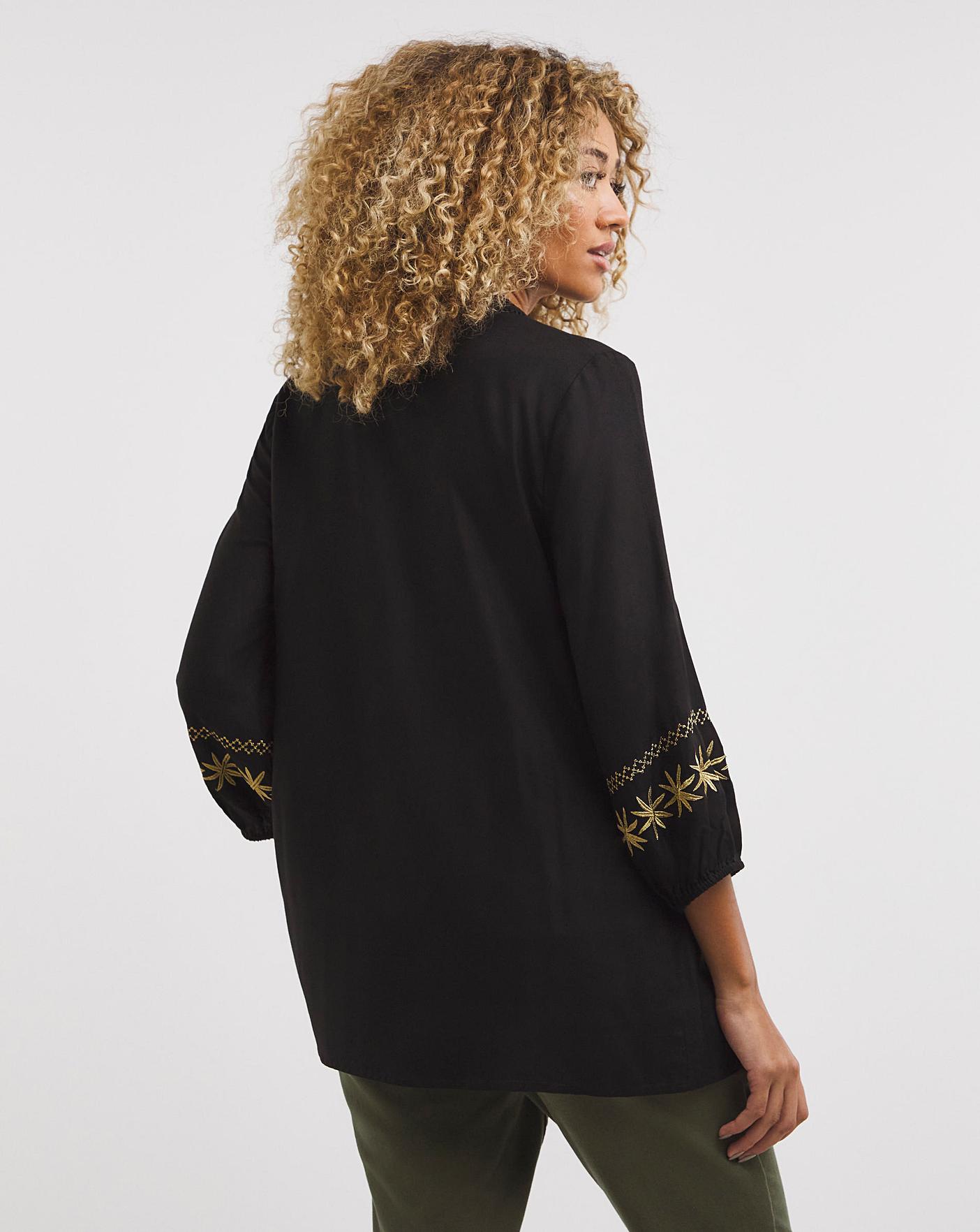 Joe Browns Embroidered Sleeve Blouse