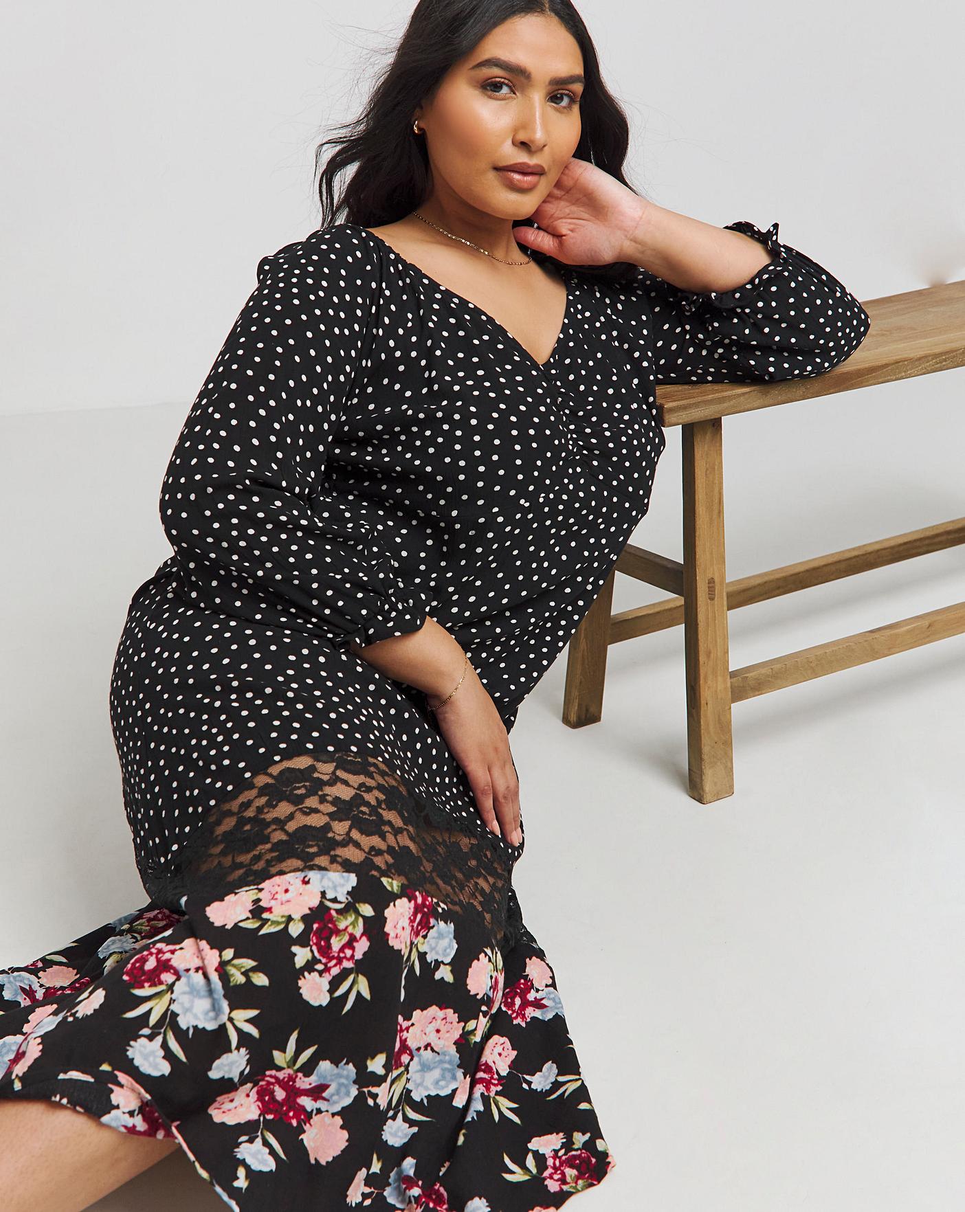 Joe Browns Lace Insert Maxi Dress | Simply Be Joe Browns Lace Insert Maxi Dress | Simply Be