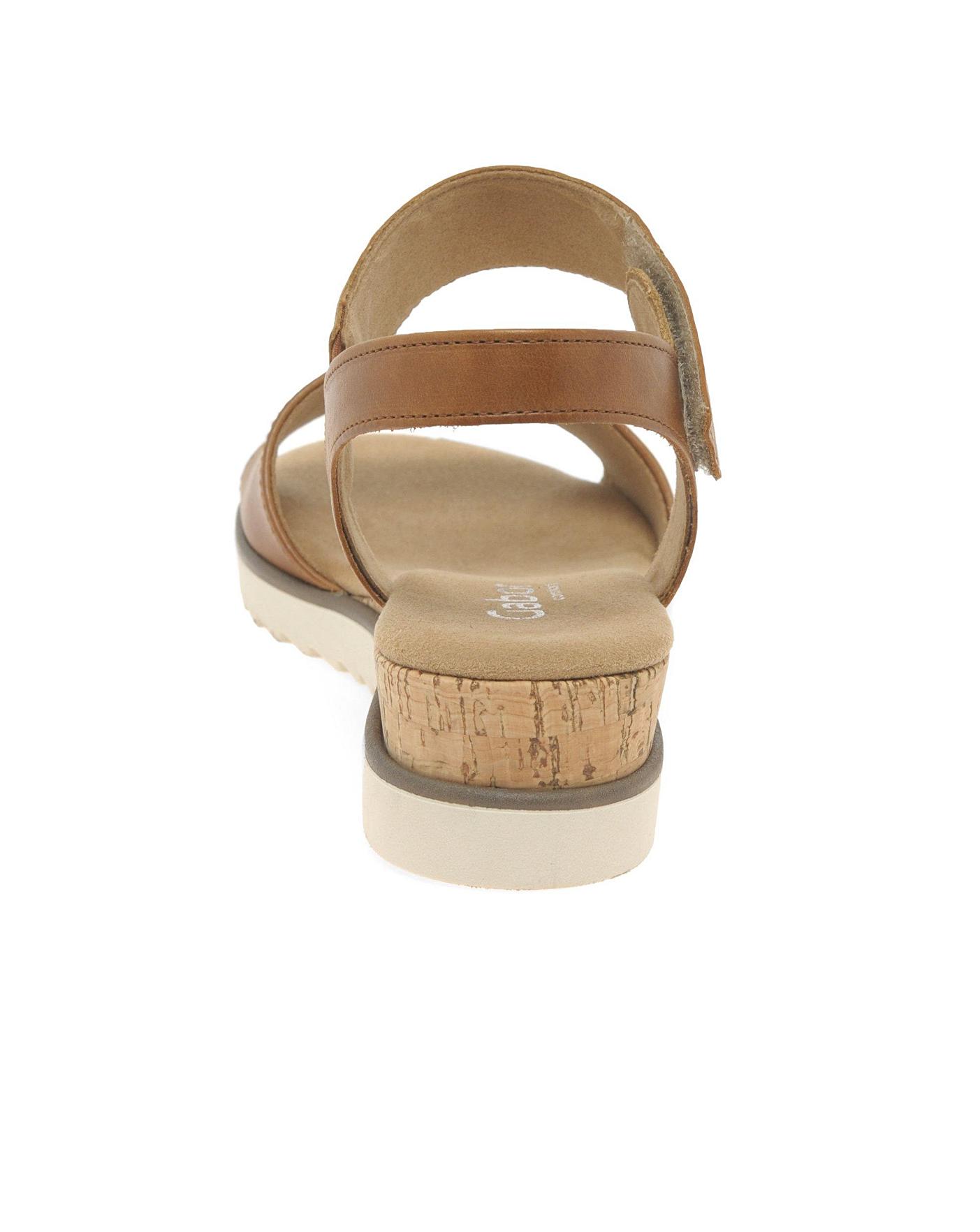 Gabor Raynor Wider Fit Wedge Sandals | J D Williams