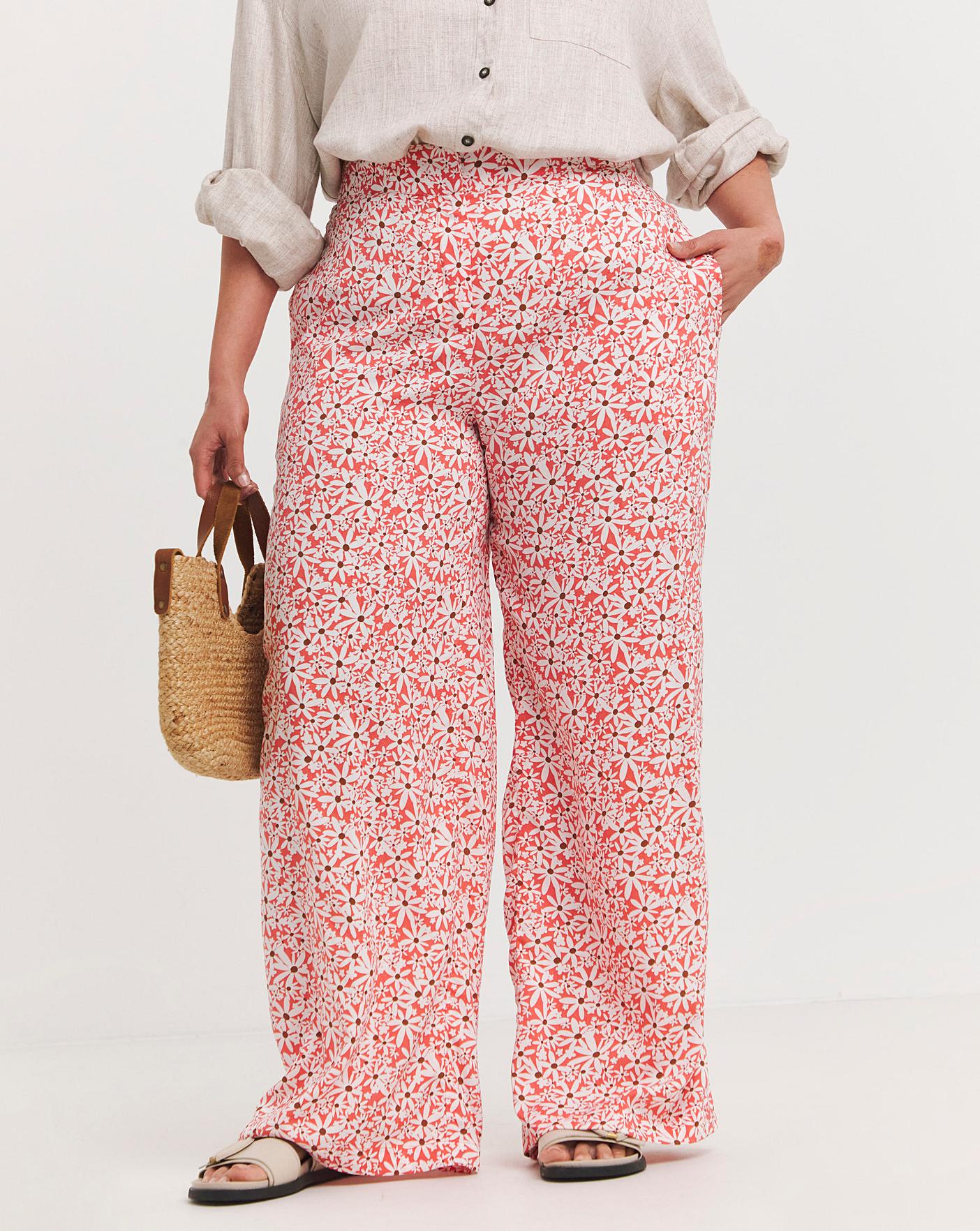 Floral Print Formal Wide Leg Trouser Oxendales